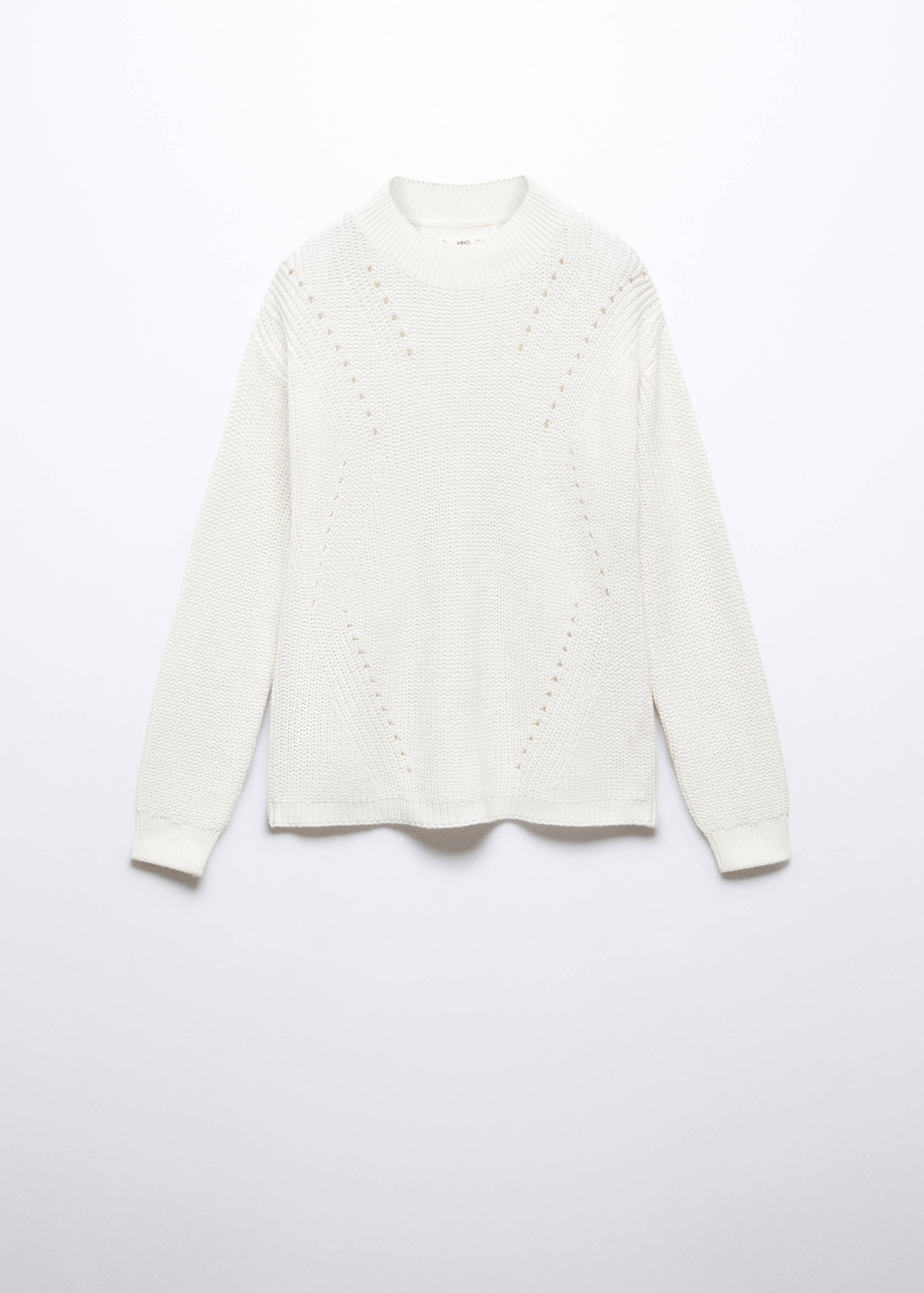 Knit cotton sweater - Article without model