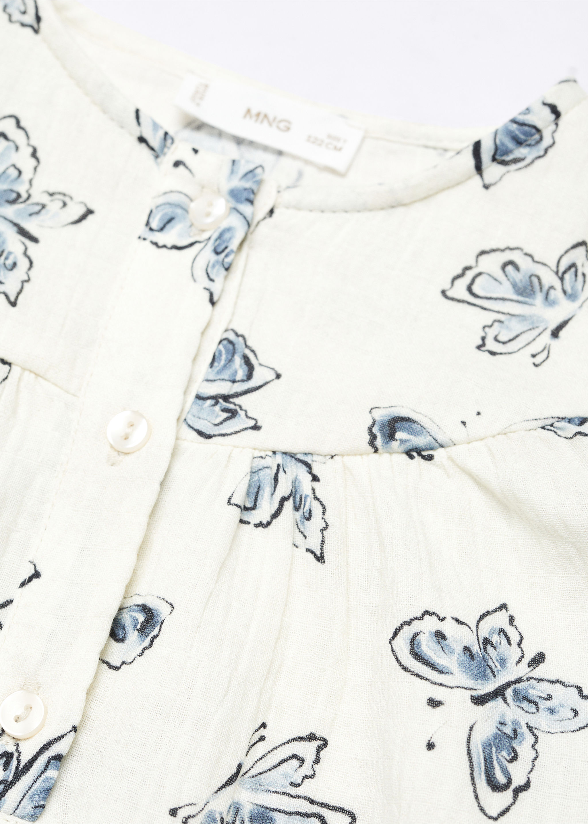 Butterfly-print blouse - Details of the article 8