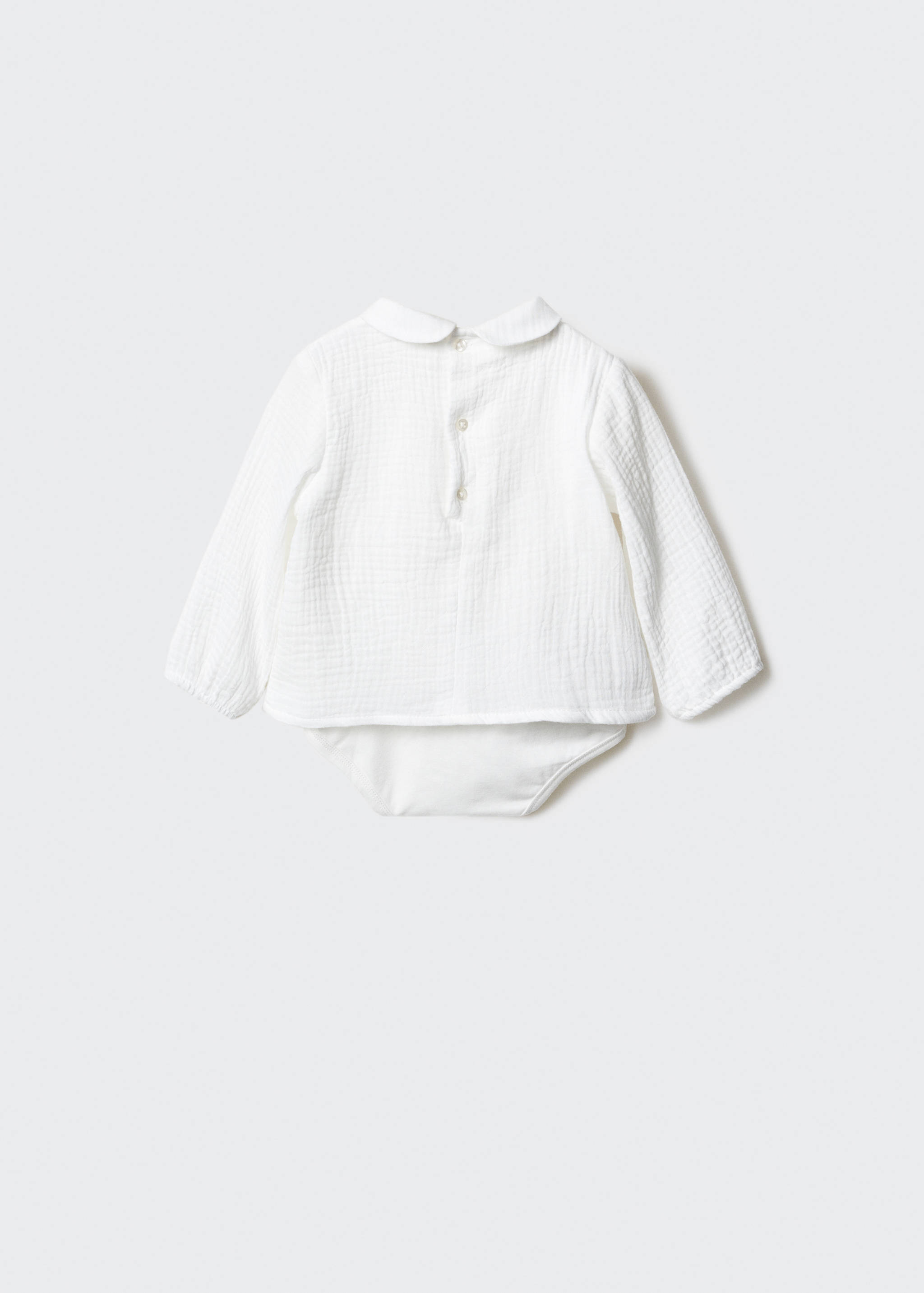Classic neck bodysuit - Reverse of the article