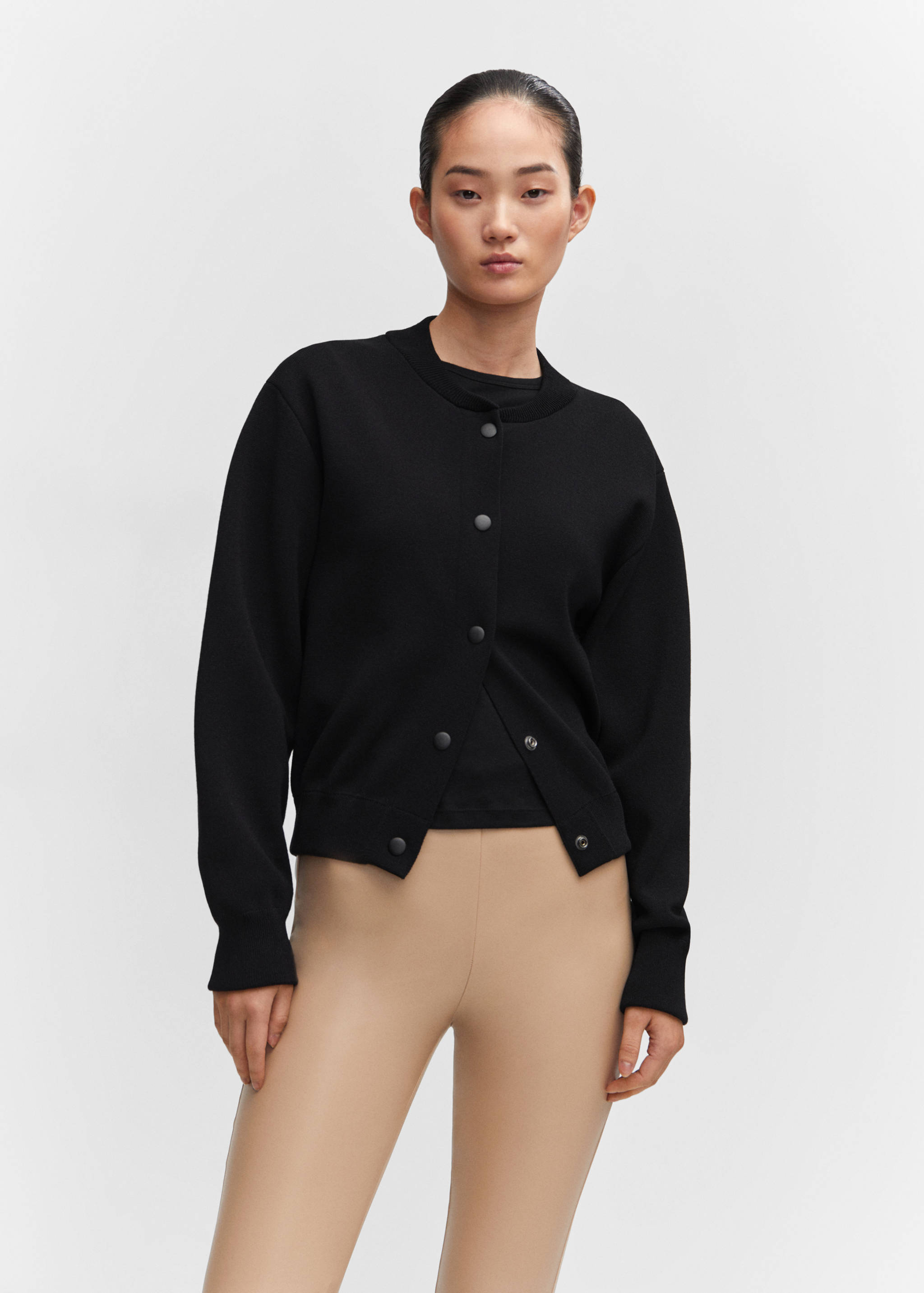 Faux-leather leggings - Details of the article 1