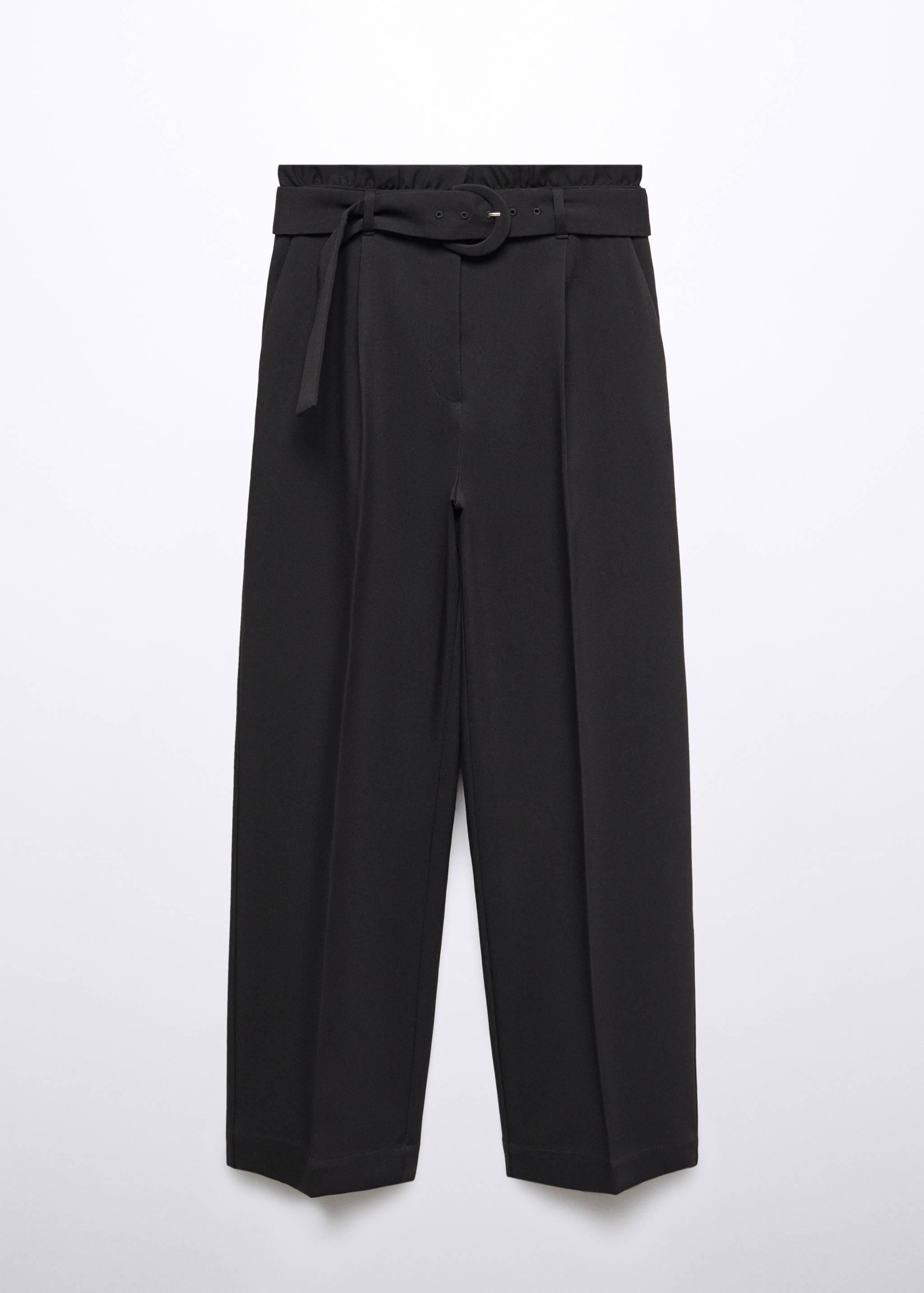Paperbag trousers with belt - Article without model