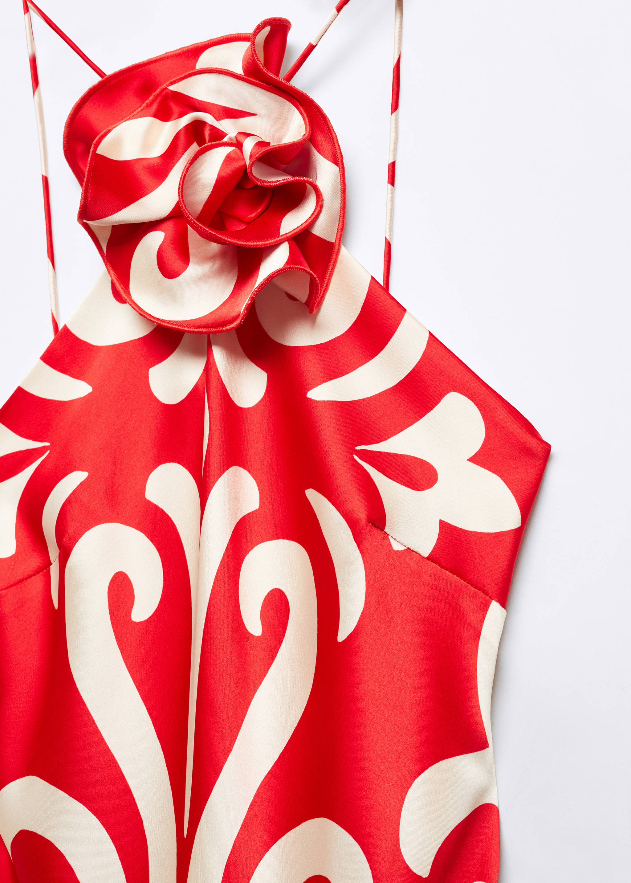 Vestido halter detalle flor - Detalle del artículo 8