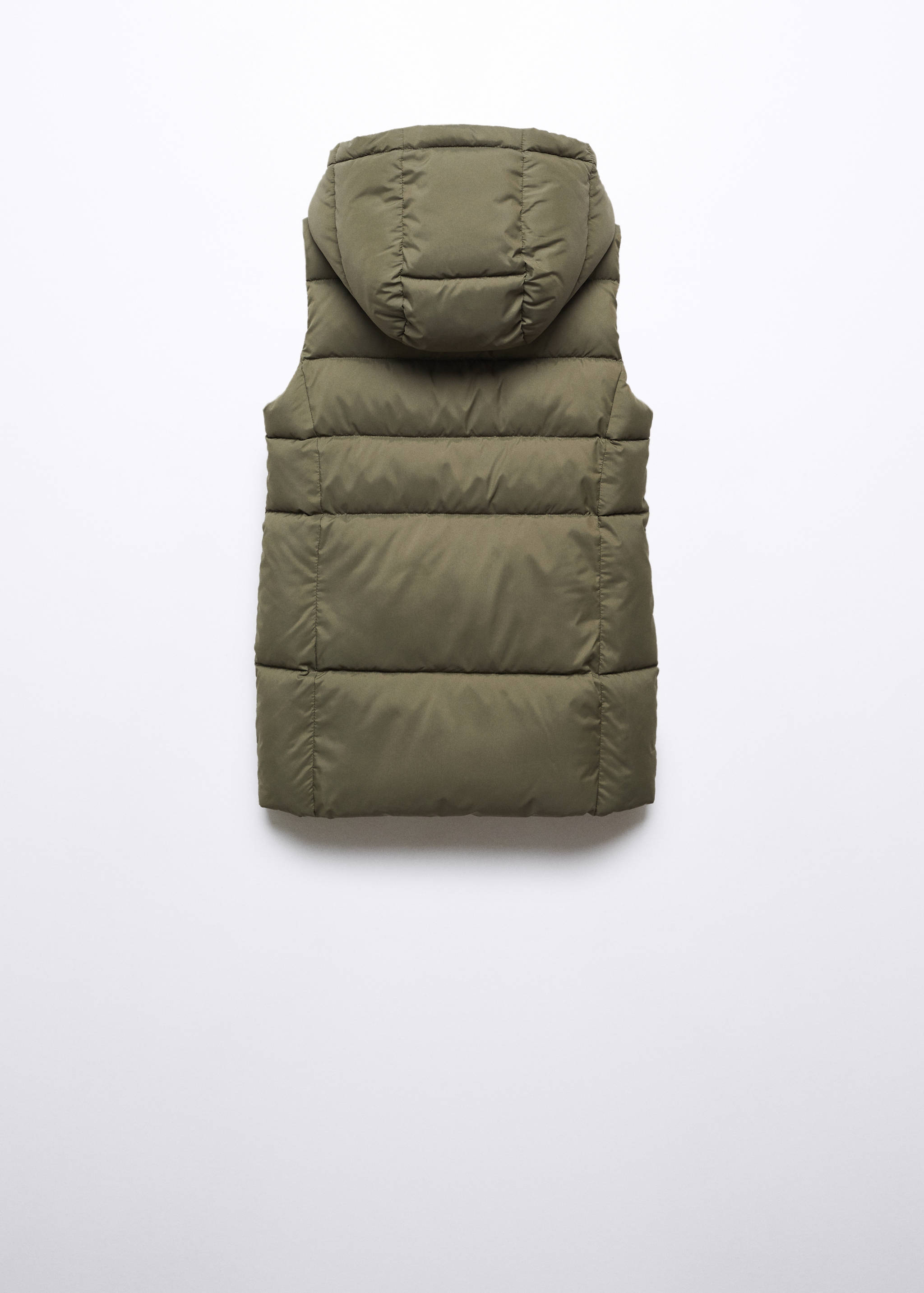 Long puffer vest - Reverse of the article