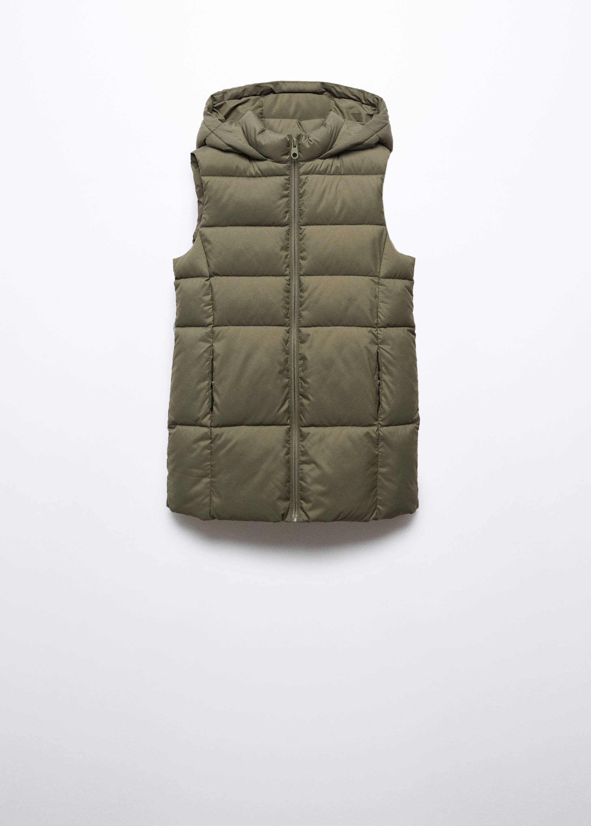 Long puffer vest - Article without model