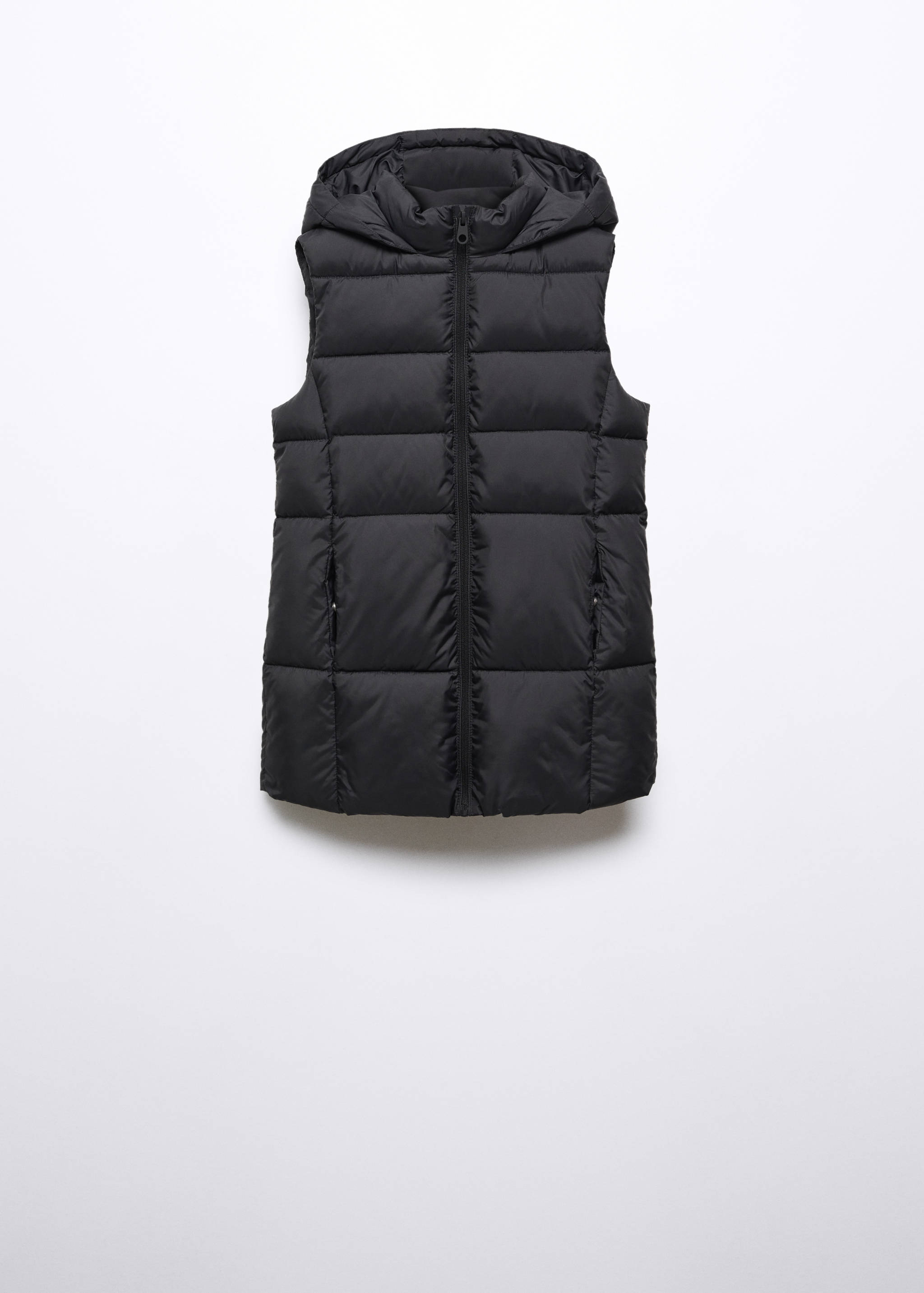 Long puffer vest - Article without model