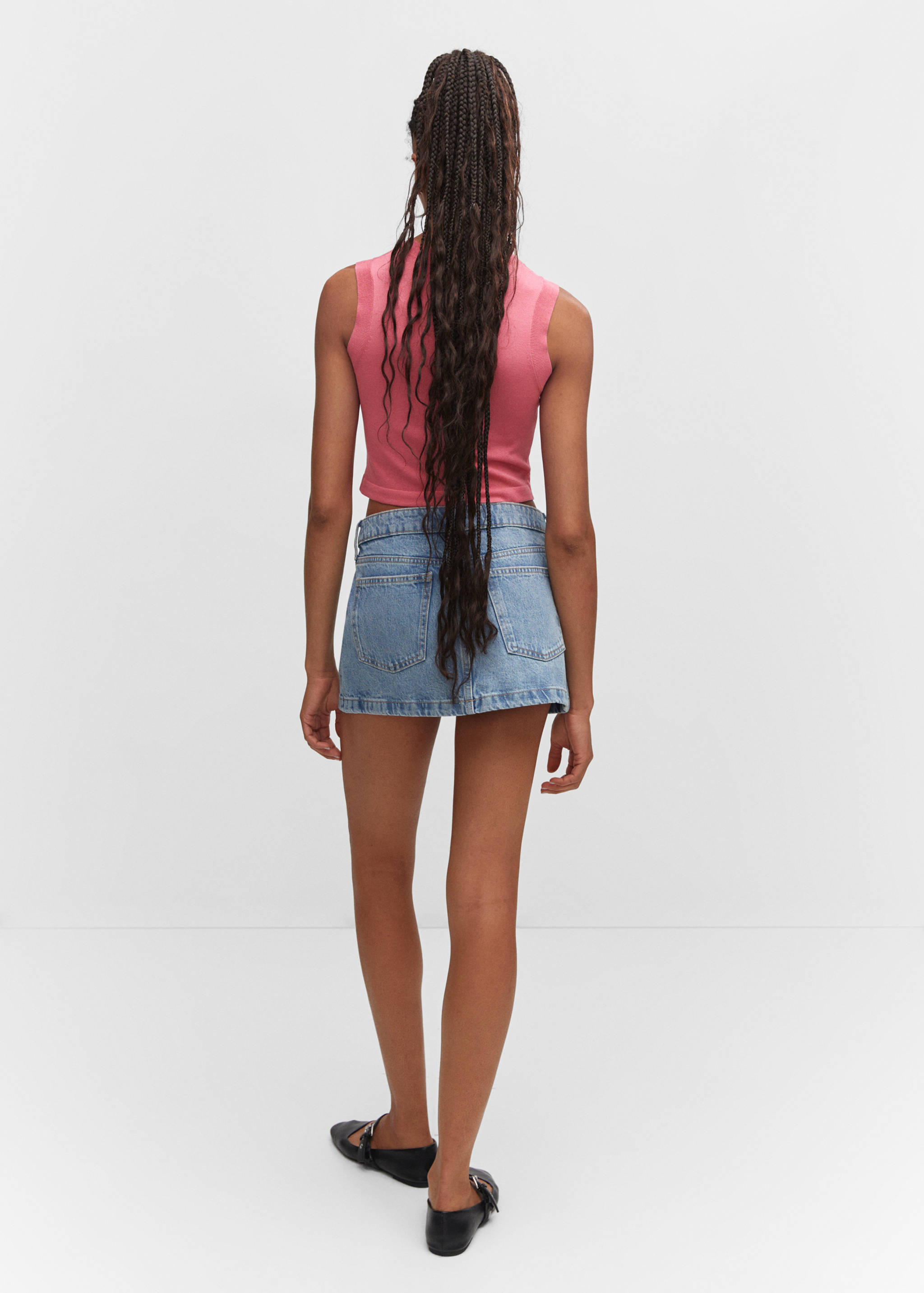 Top crop coll halter - Revers de l'article