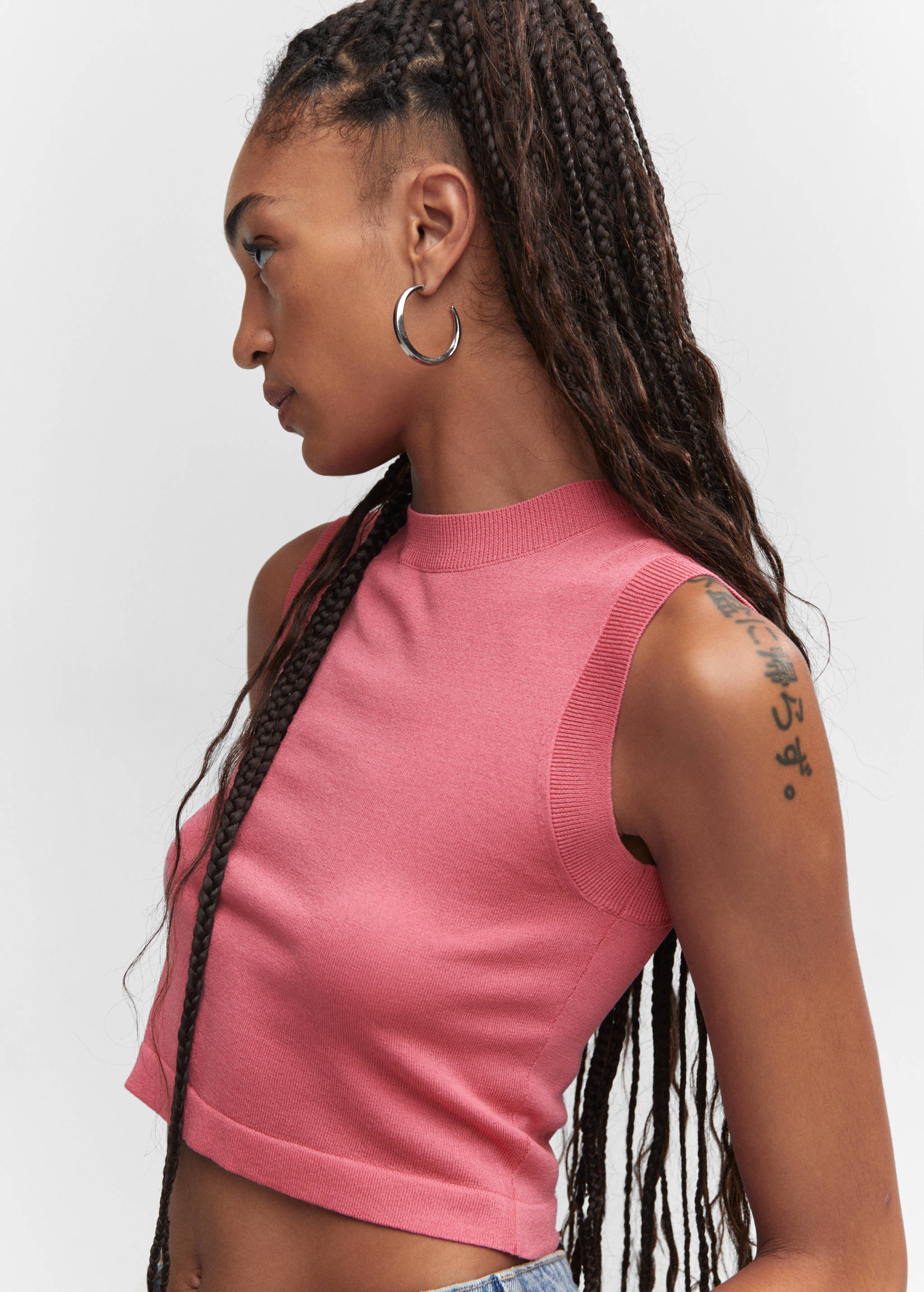 Top crop coll halter - Detall de l'article 1