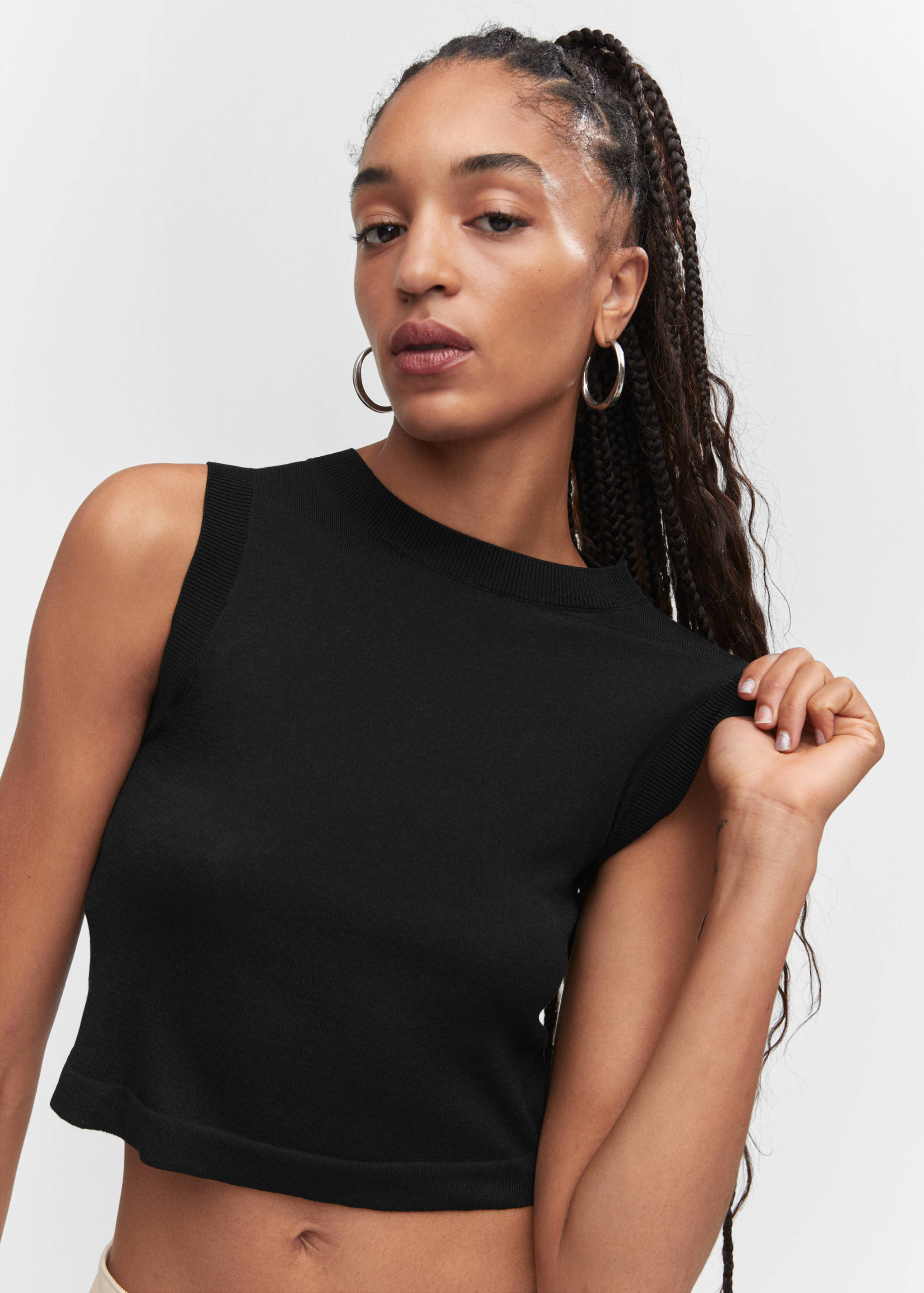 Top crop coll halter - Detall de l'article 1