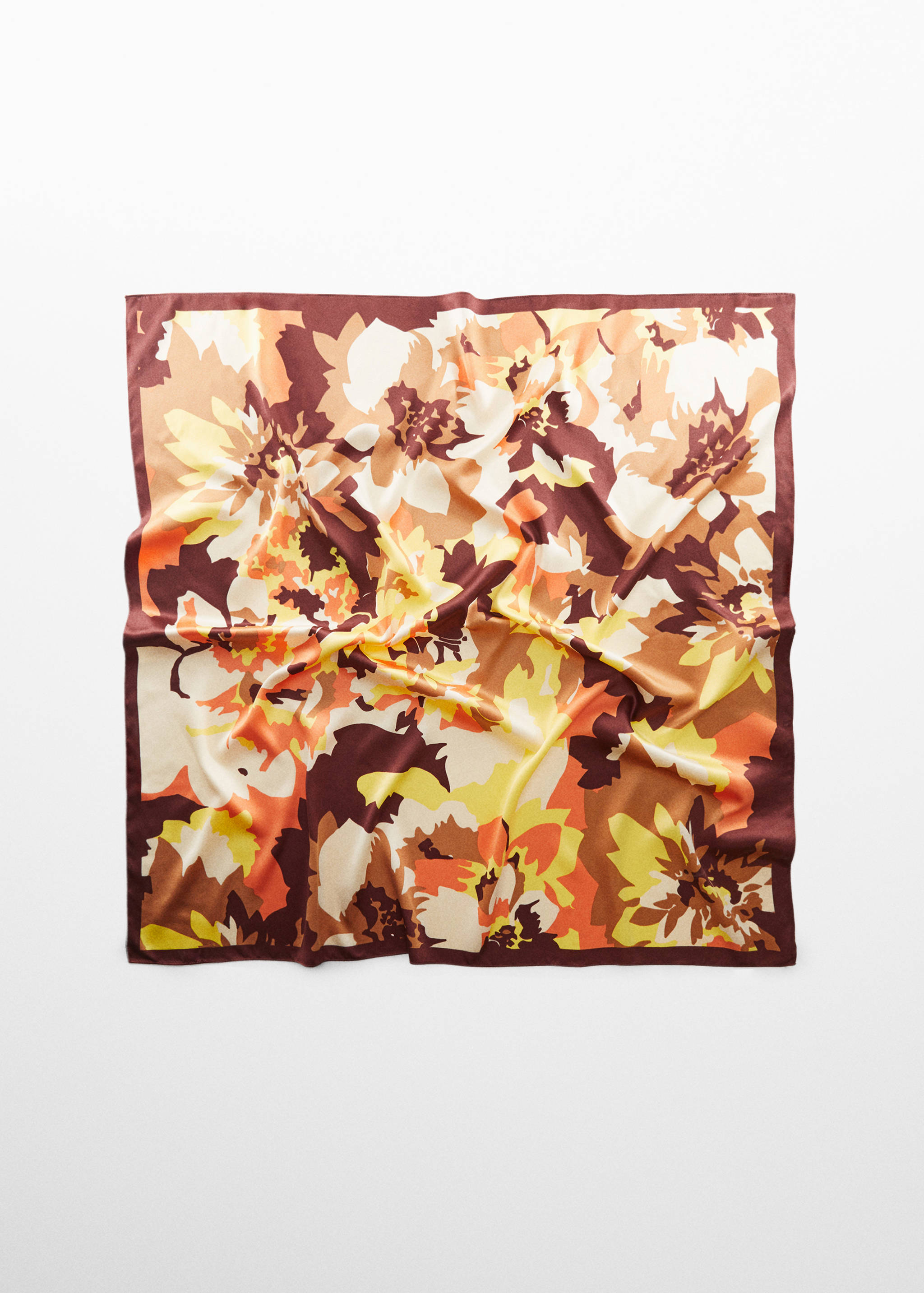 Foulard imprimé à fleurs - Article sans modèle