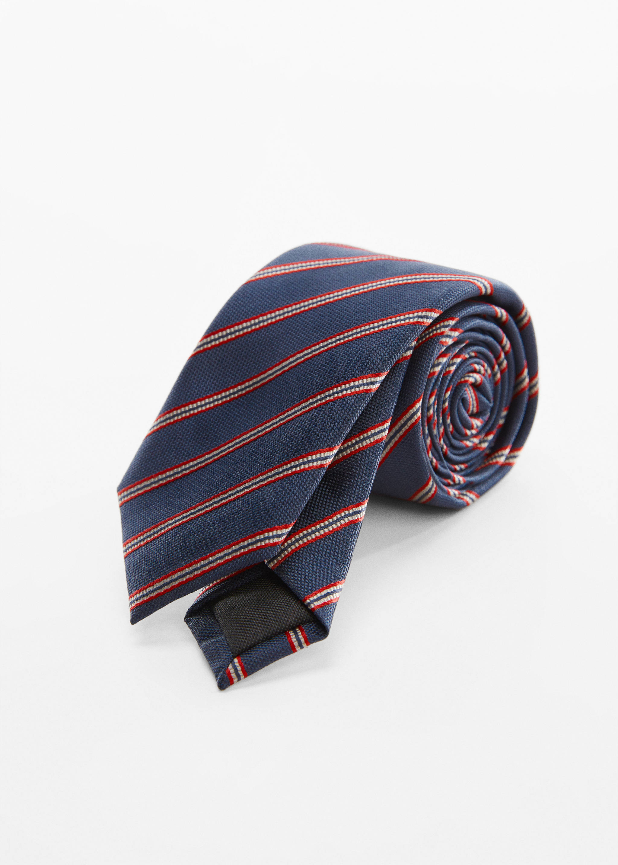 Cravate fines rayures - Plan moyen