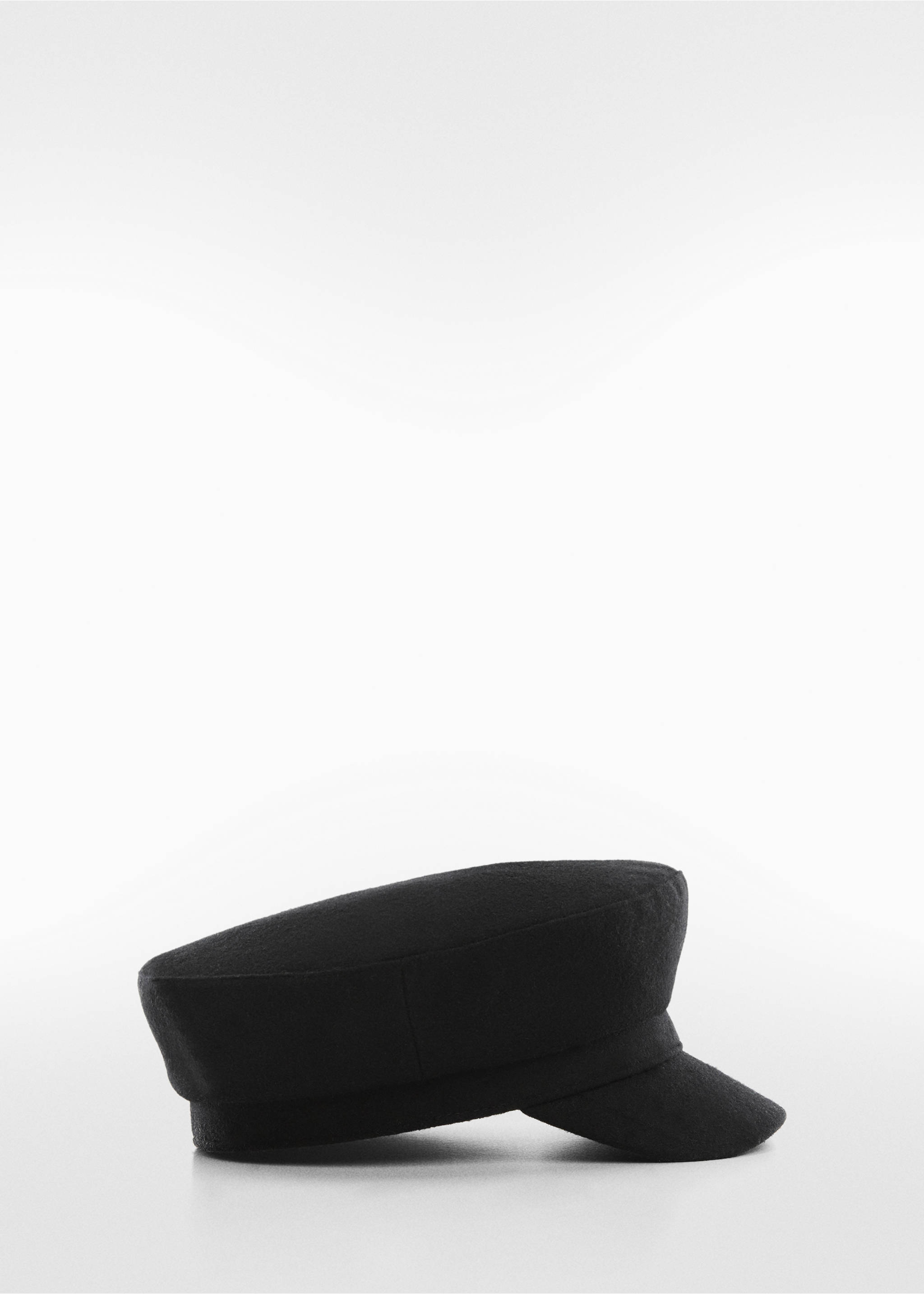 Casquette baker boy laine - Article sans modèle, Noir. Ref: 57034022-00.