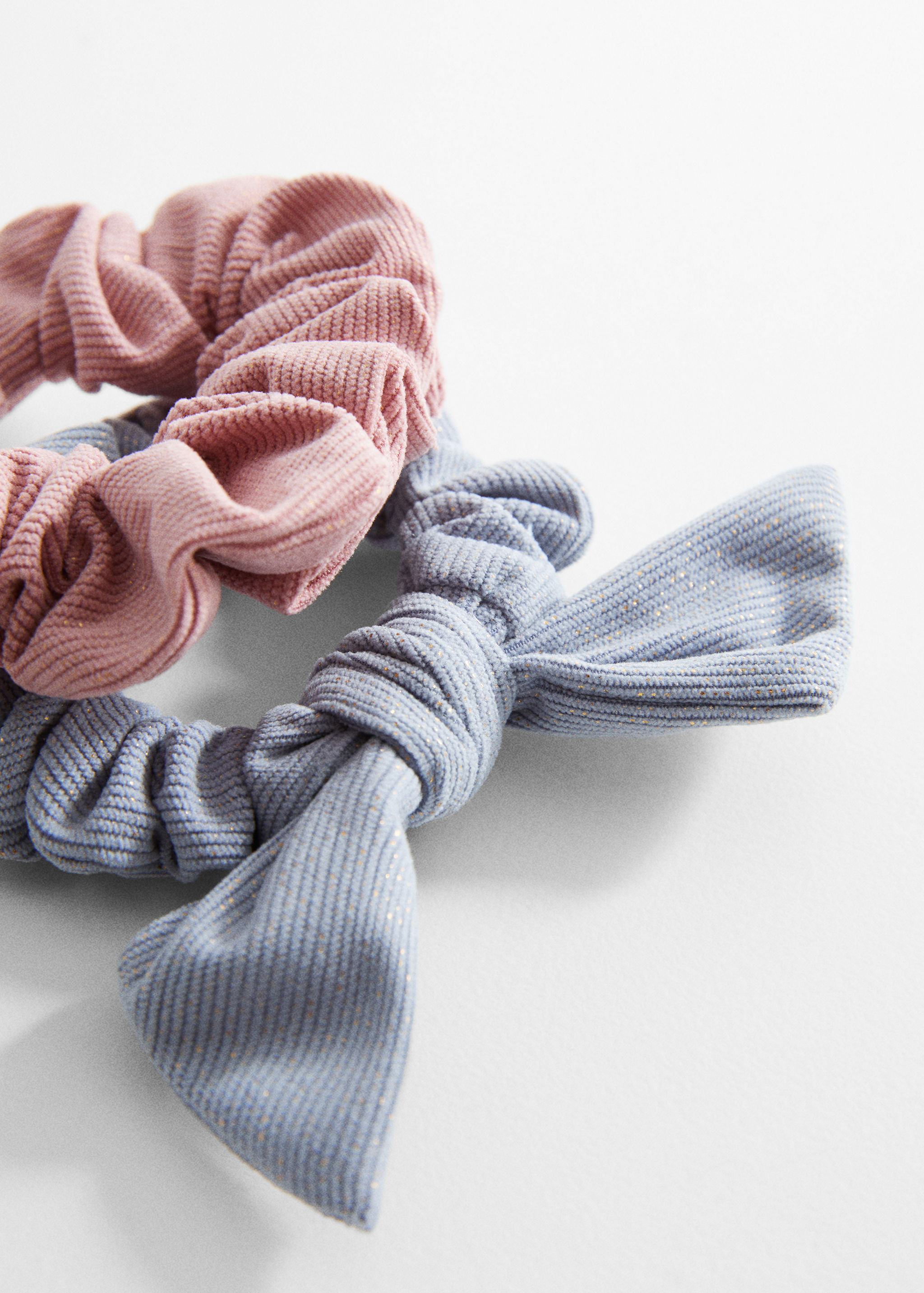 2-pack texture scrunchies - Medium plane