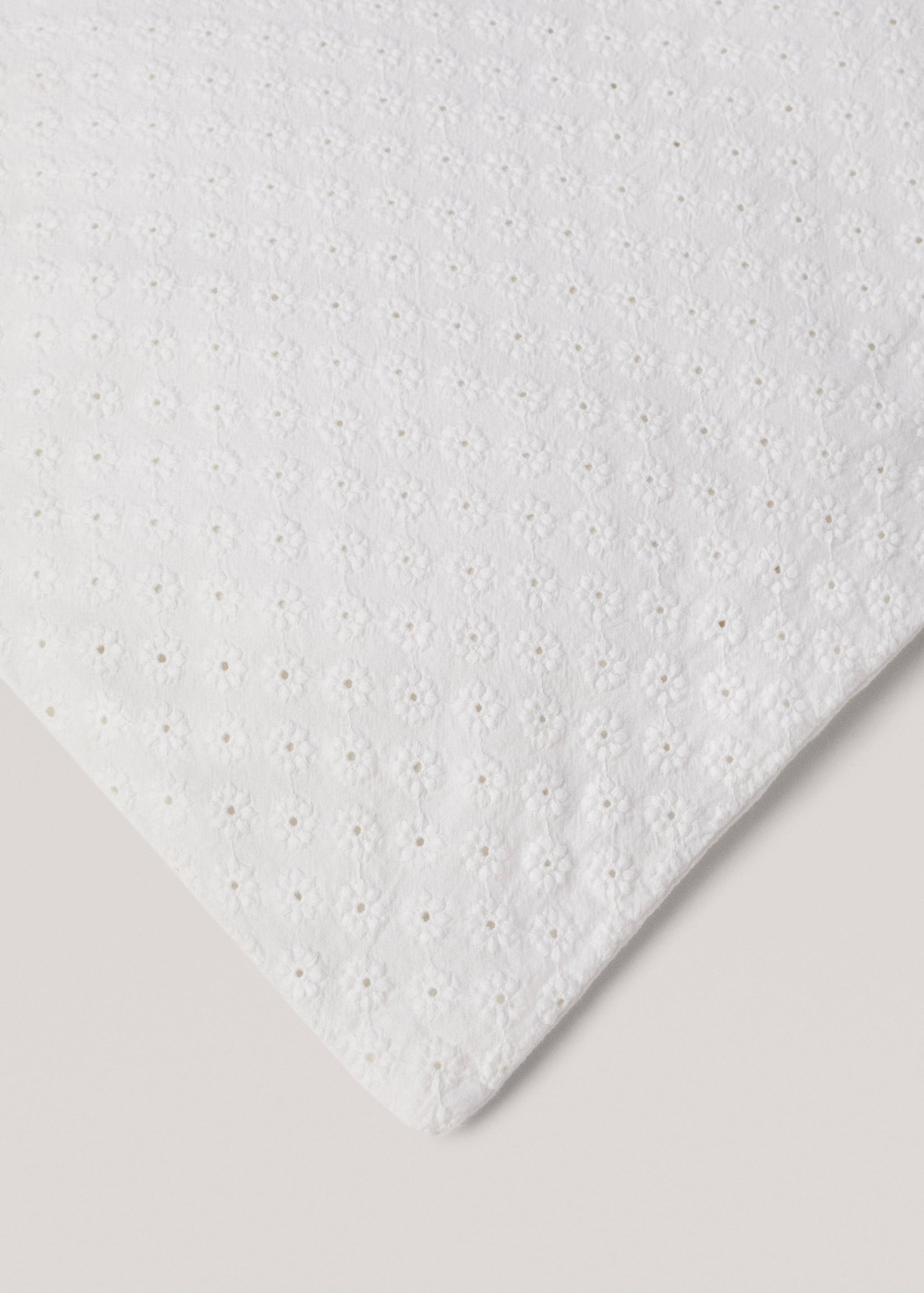 Cotton embroidered duvet cover Queen bed - Details of the article 1