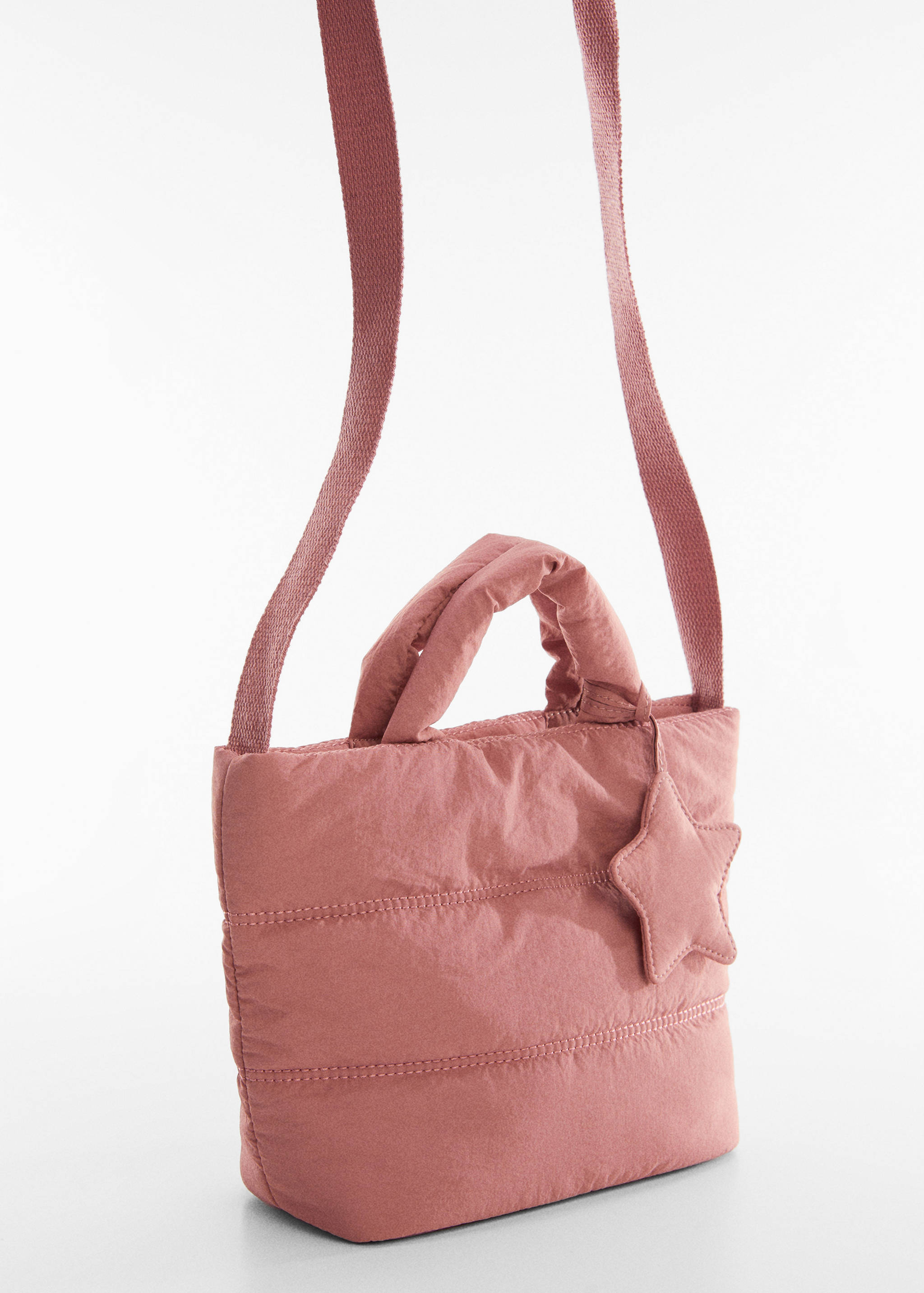 Gesteppte Shopper-Bag - Mittlere Ansicht