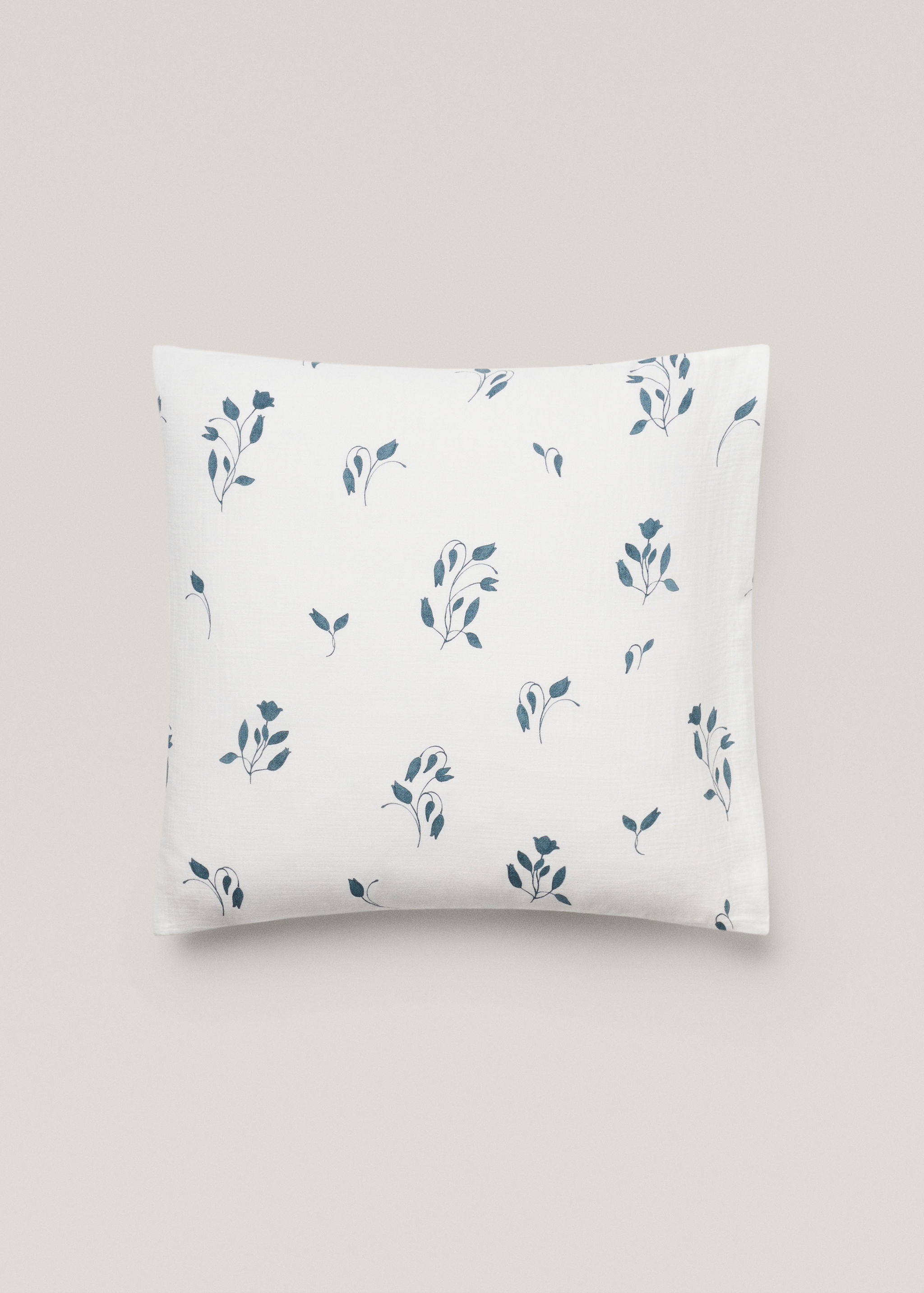 Taie d'oreiller en imprimé fleuri 60x60 cm (Lot de 2) - Article sans modèle
