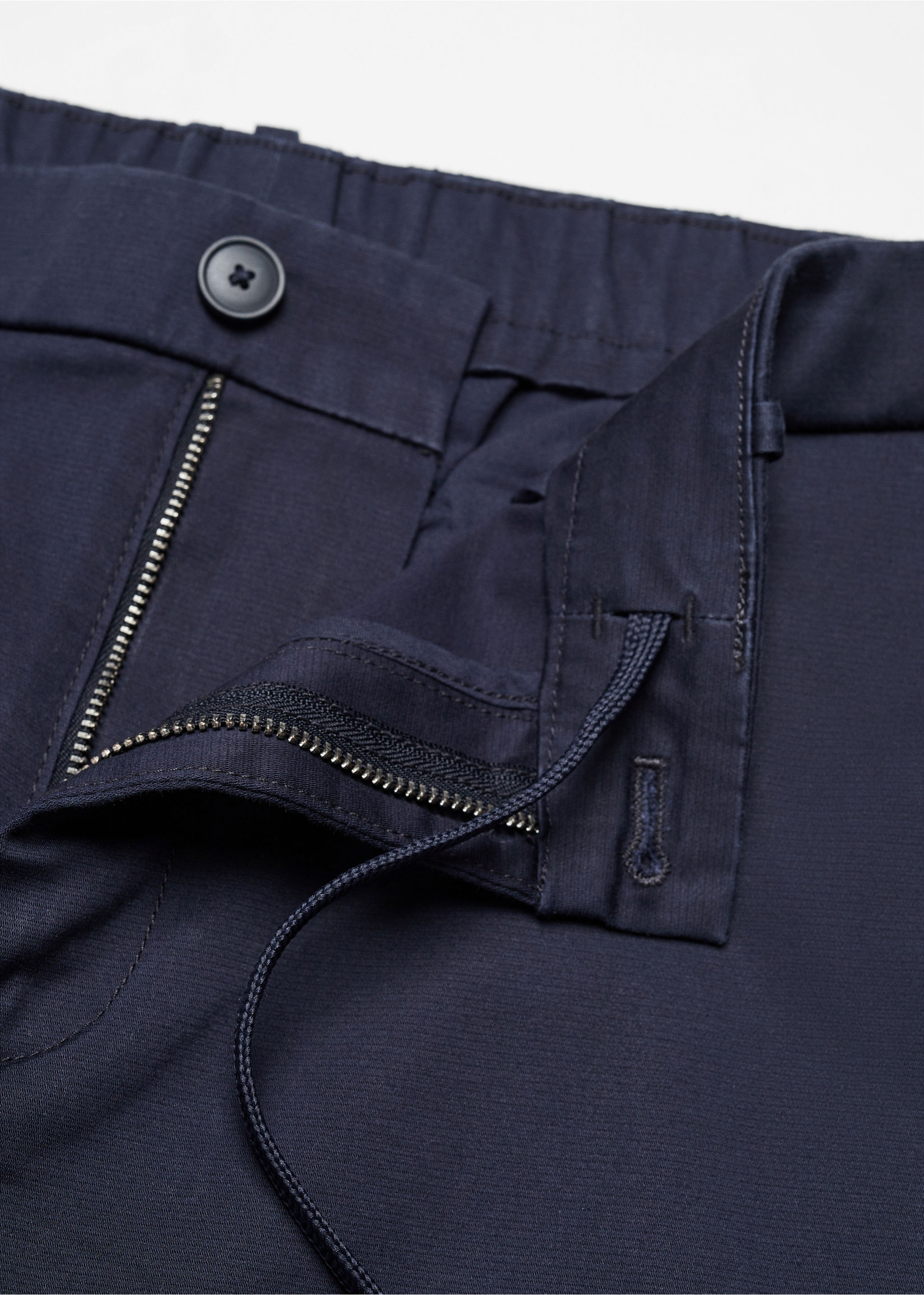 Elastiske bukser i bomull, slim-fit - Artikkeldetalj 8