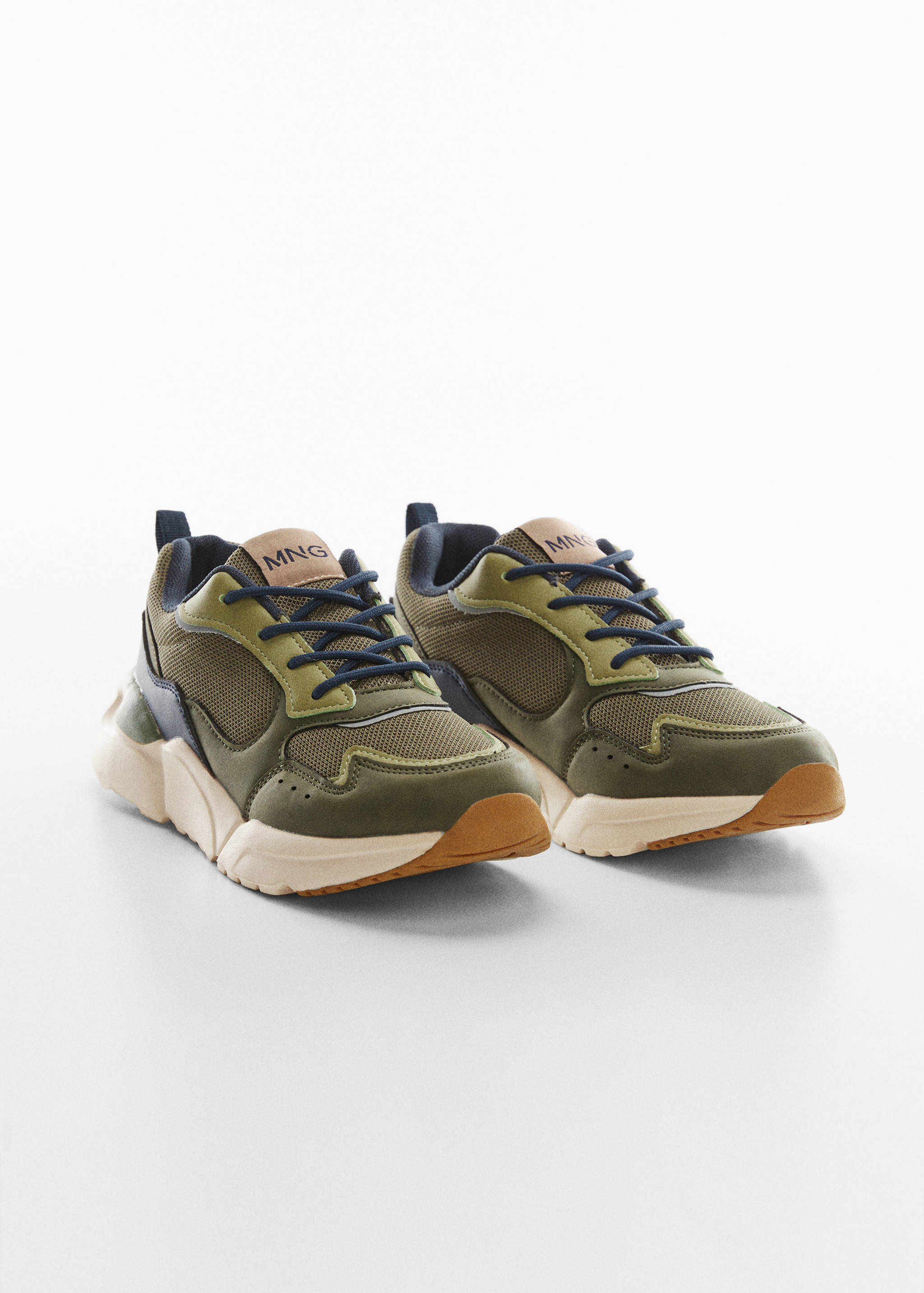 Sneaker combinate lacci - Piano medio