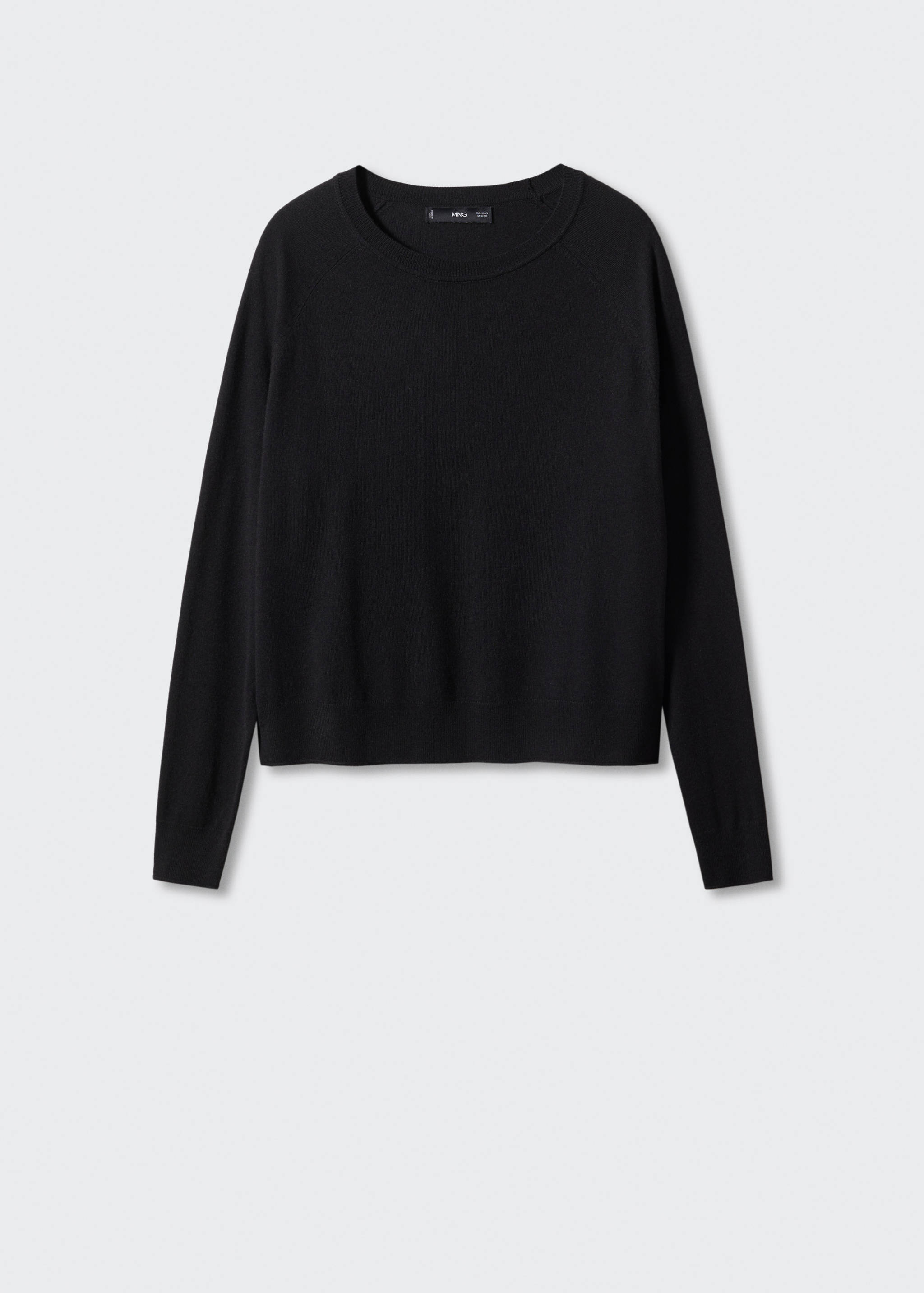Fine-knit crew-neck sweater - Article without model
