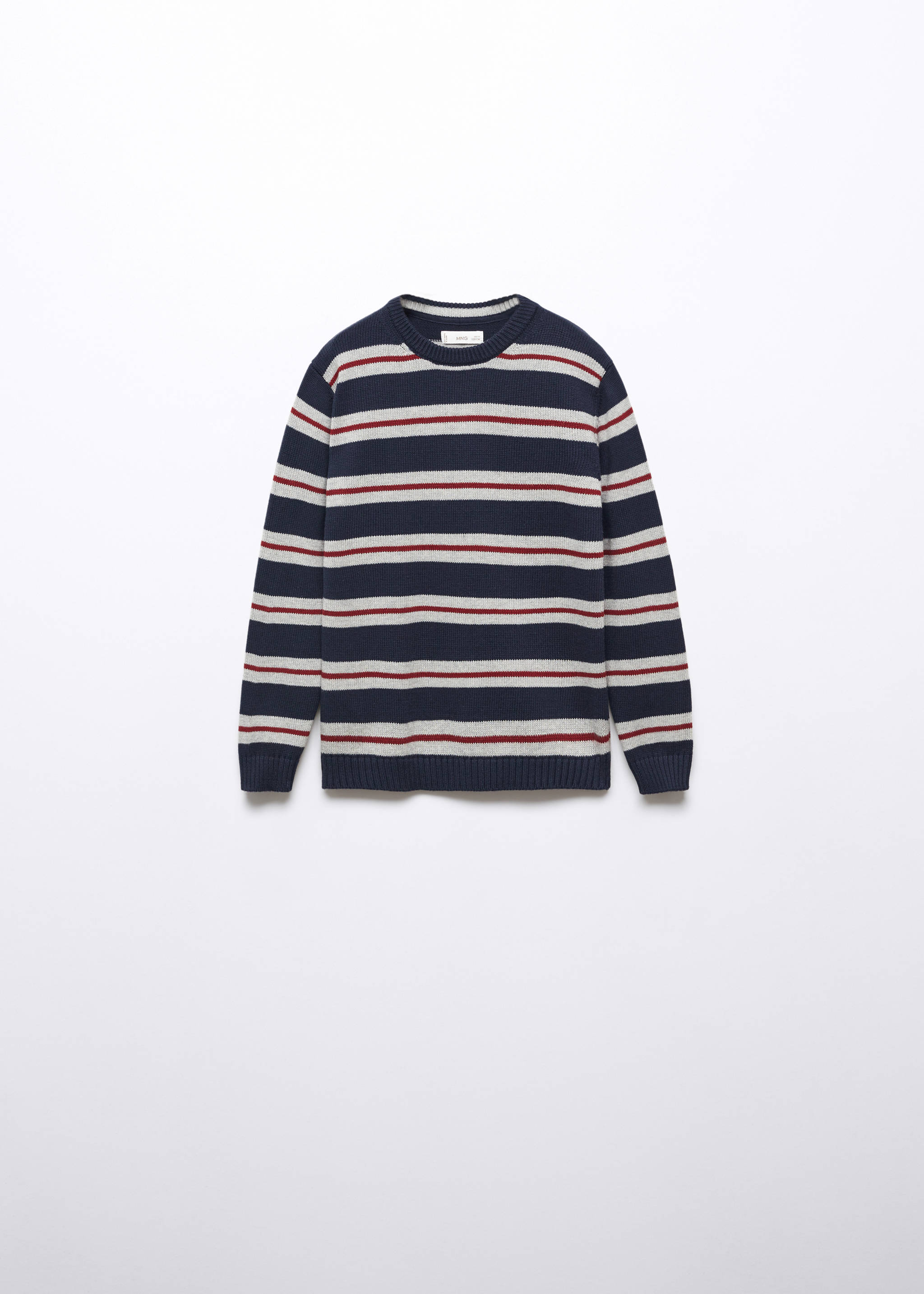 Gestreifter Strickpullover - Artikel ohne Model