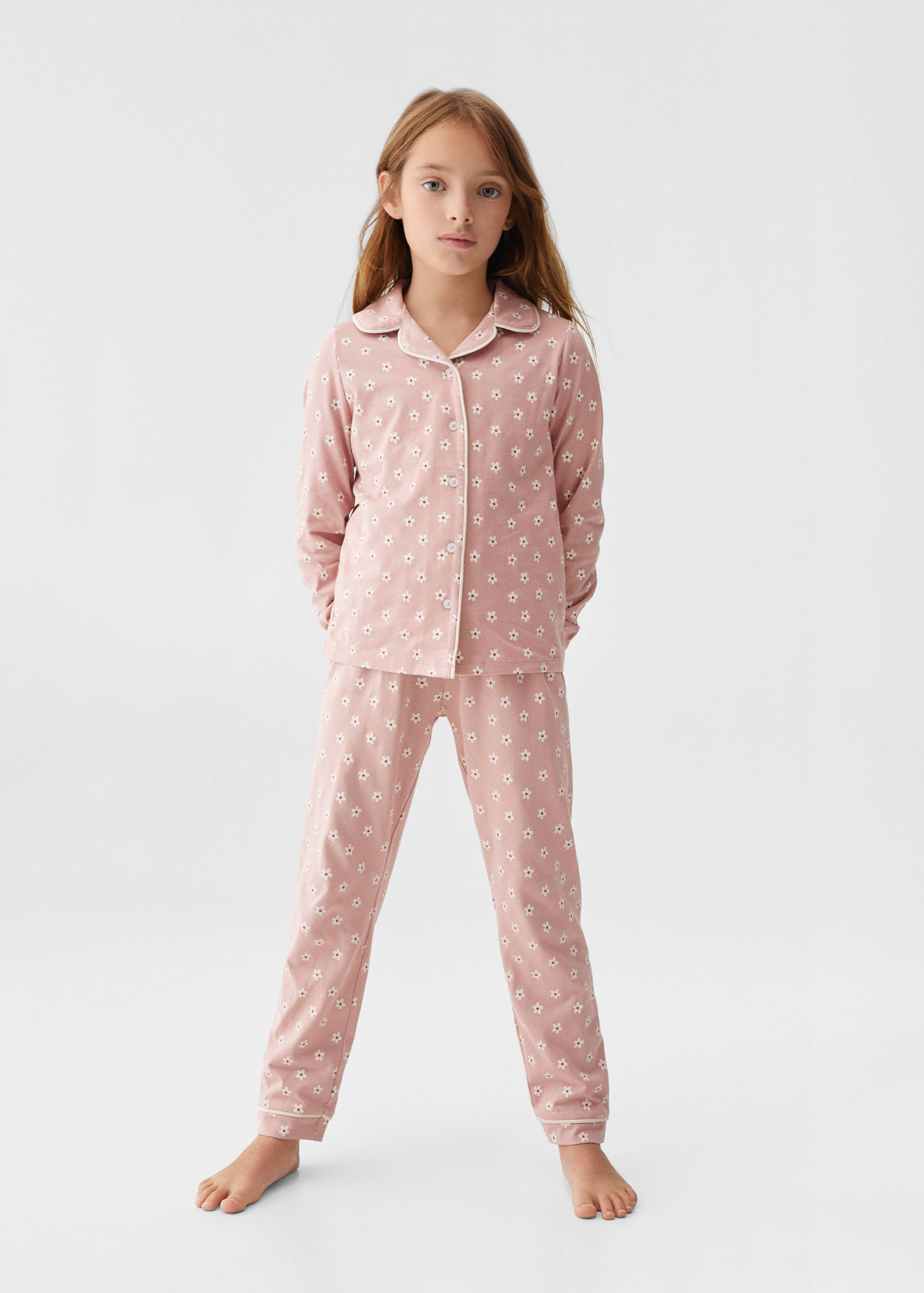 Pyjama long imprimé - Plan général