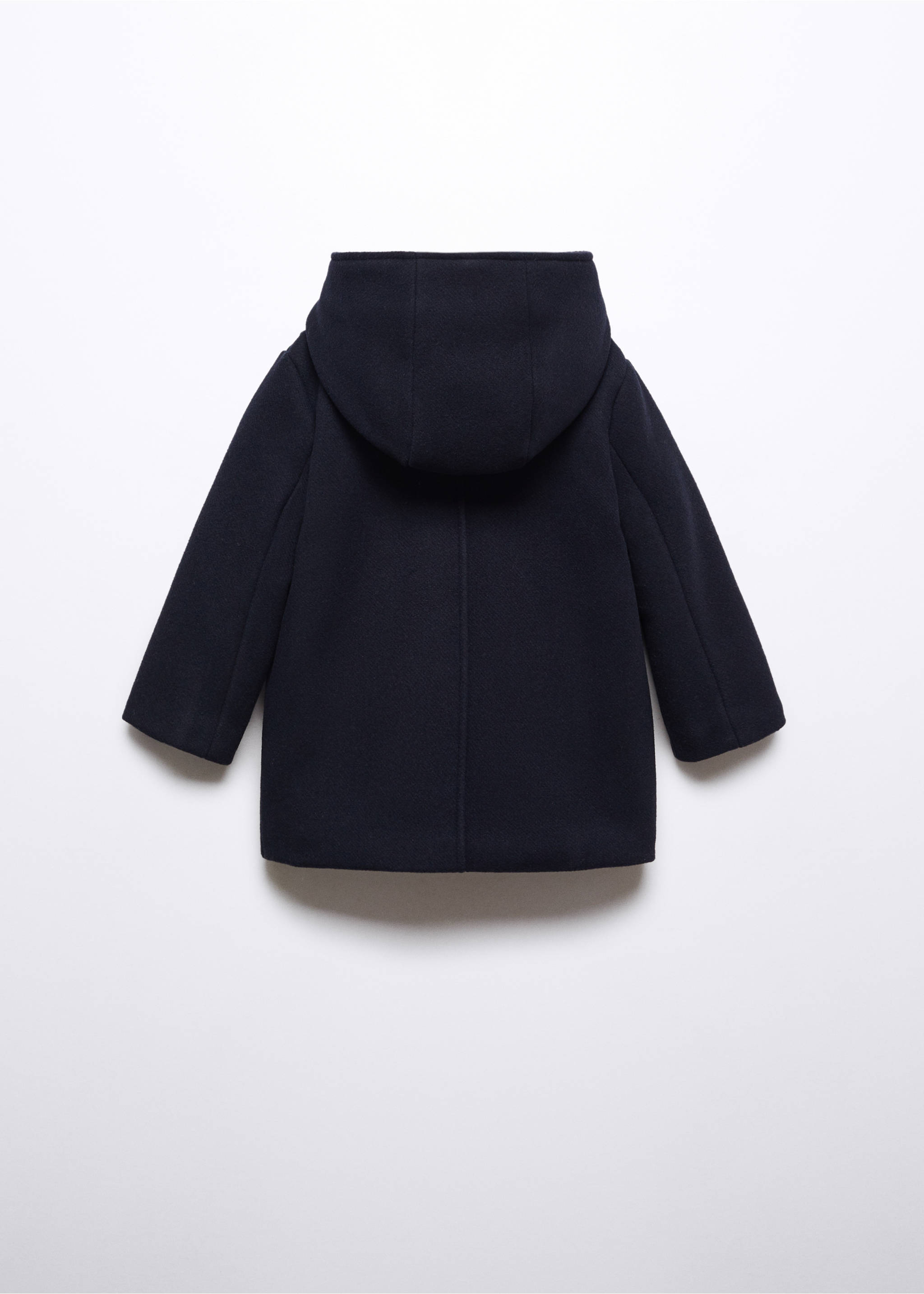 Jas met capuchon - Achterkant van het artikel, Marineblauw. Ref: 57034413-00.