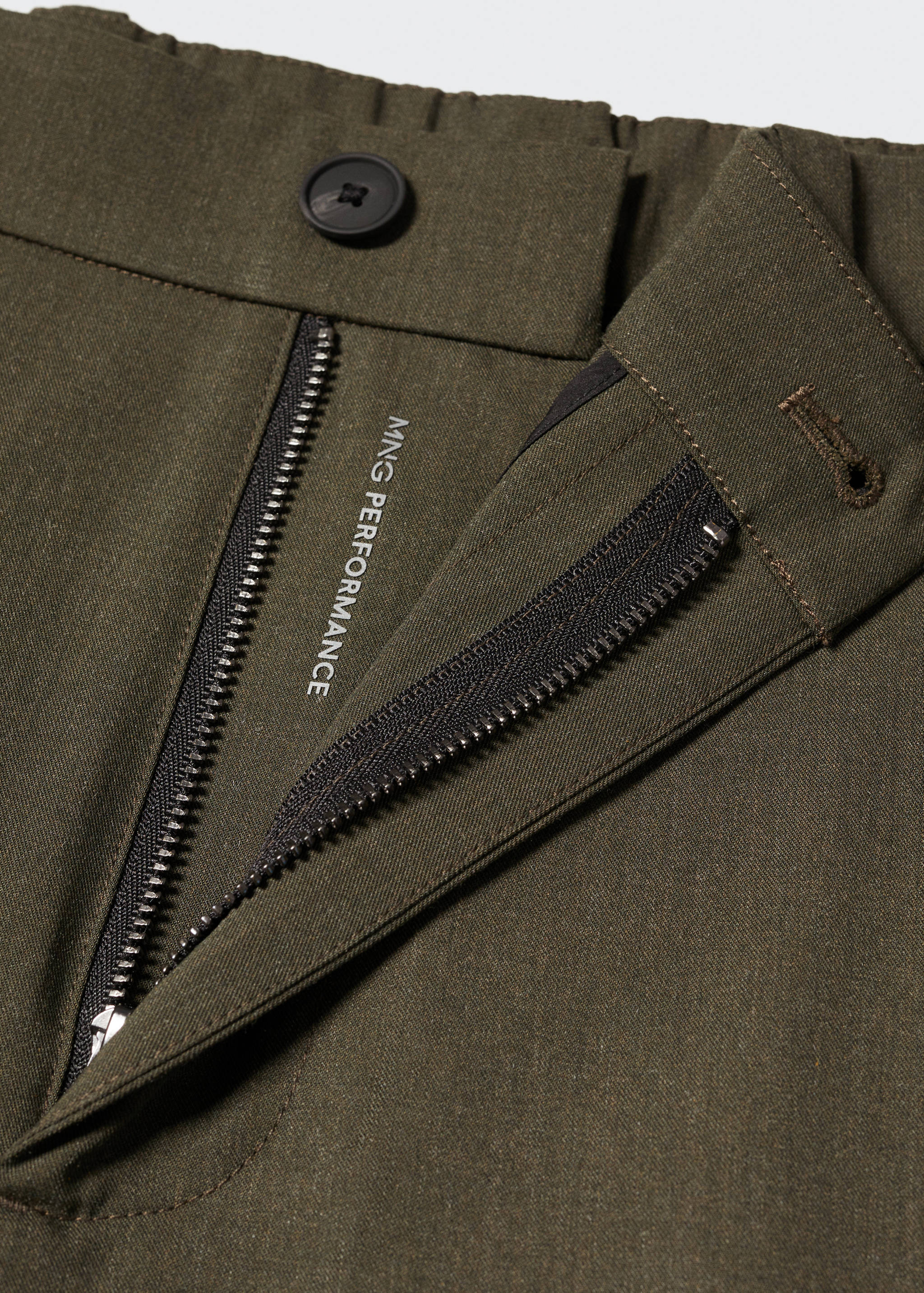 Slim fit stretch trousers - Details of the article 8