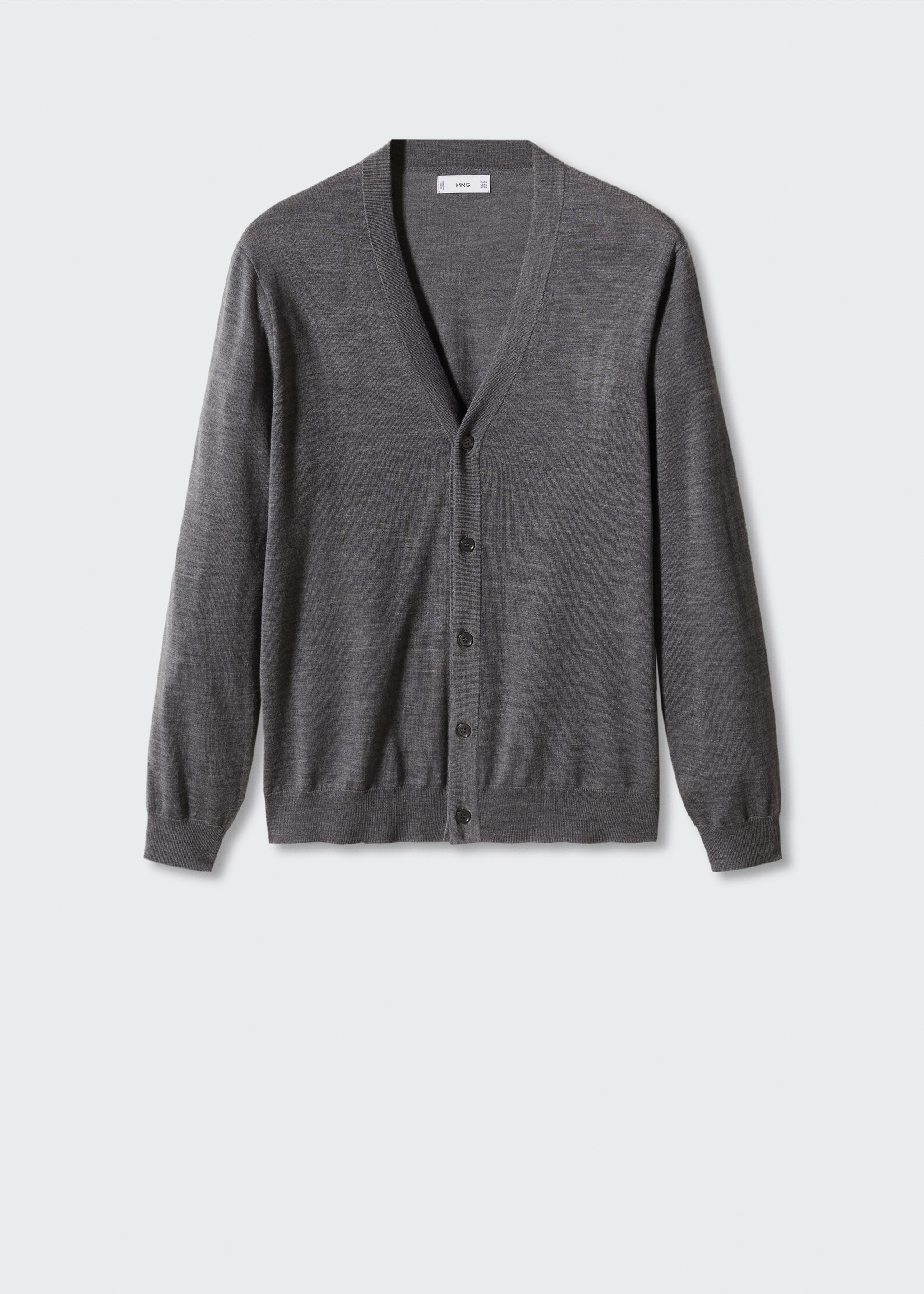 100% merino wool cardigan - Article without model