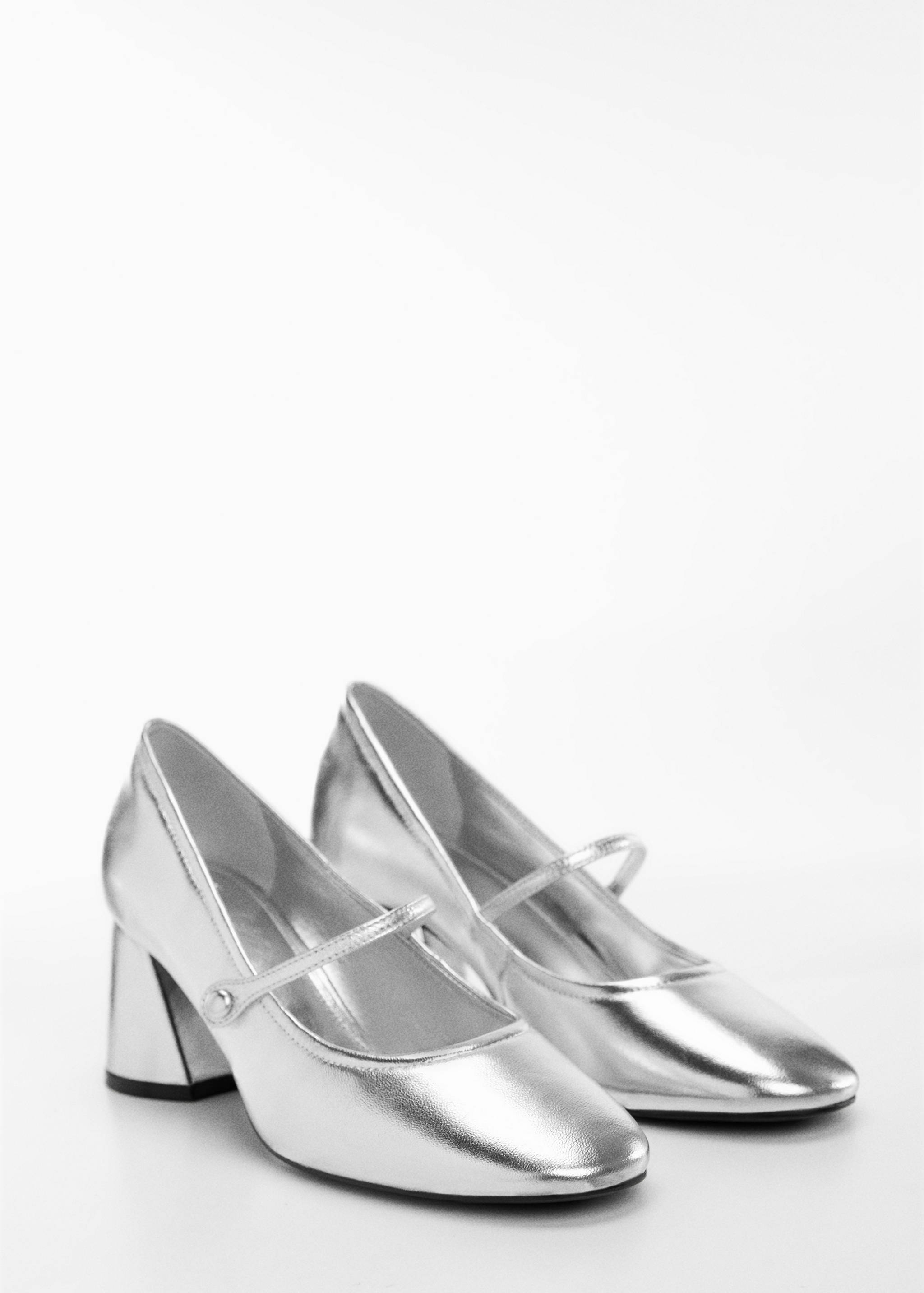 Metallic leather shoes - Medium plane