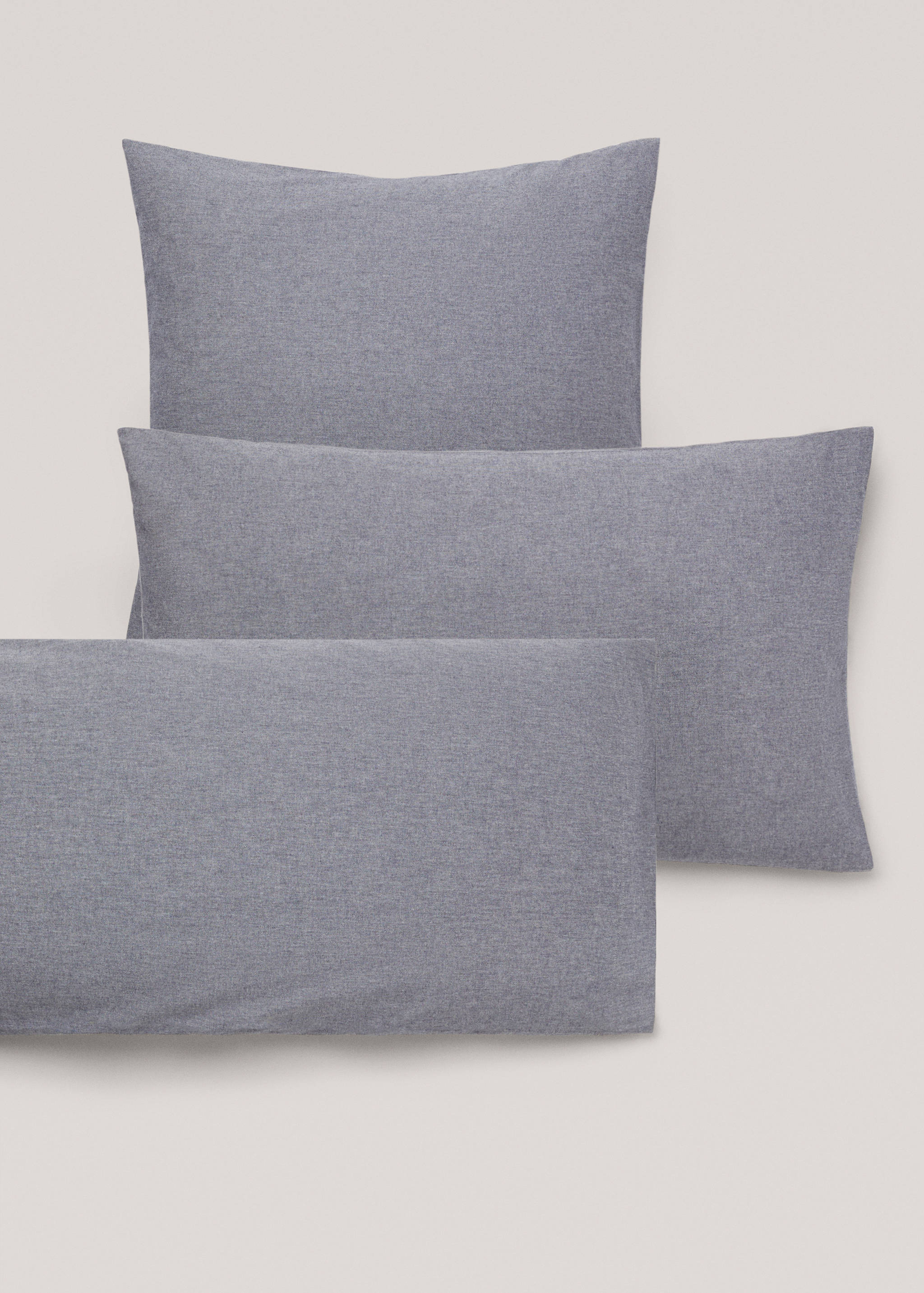 Denim-colour pillow case 50x75cm - Details of the article 4