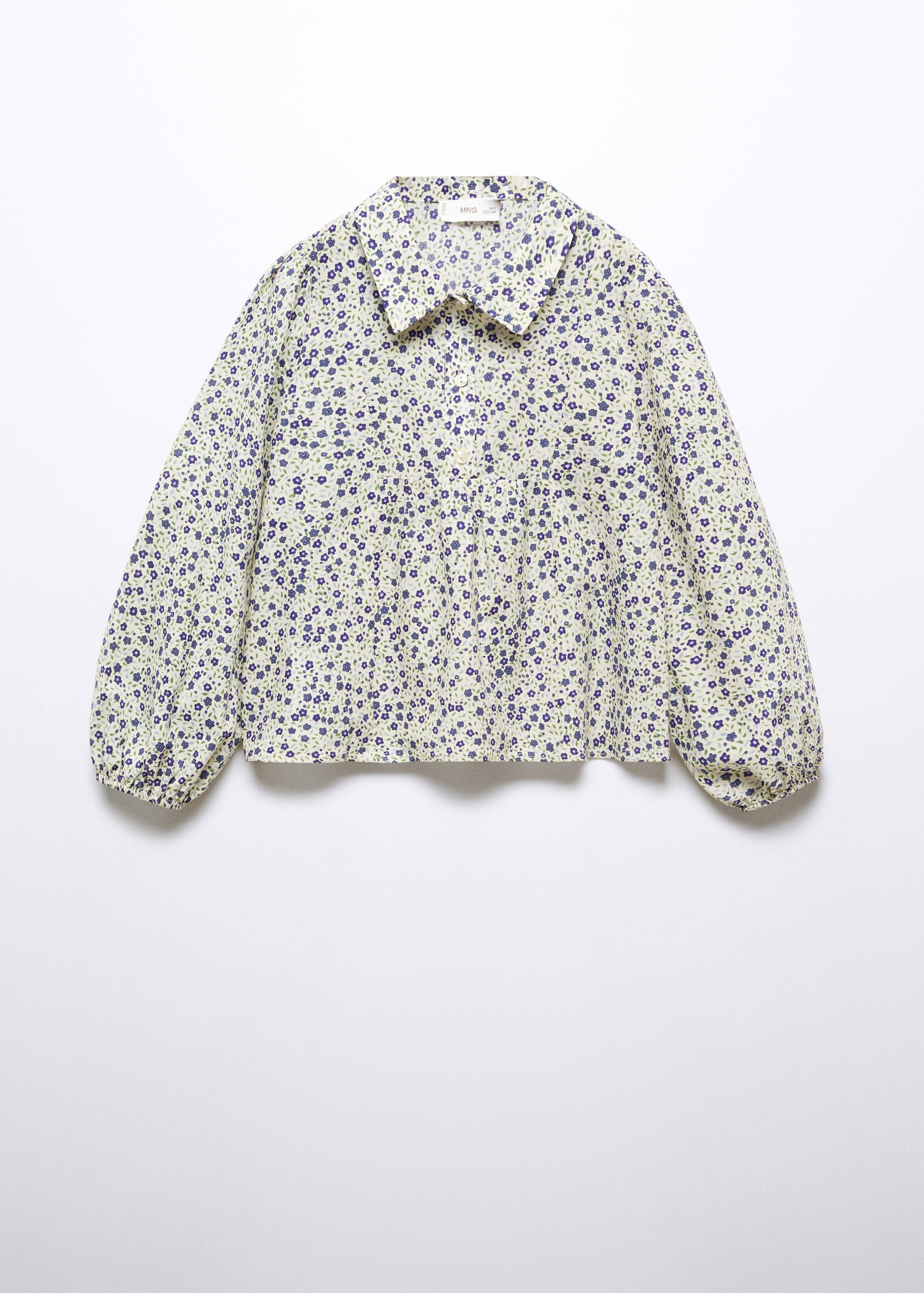 Blusa stampa fiori - Articolo senza modello