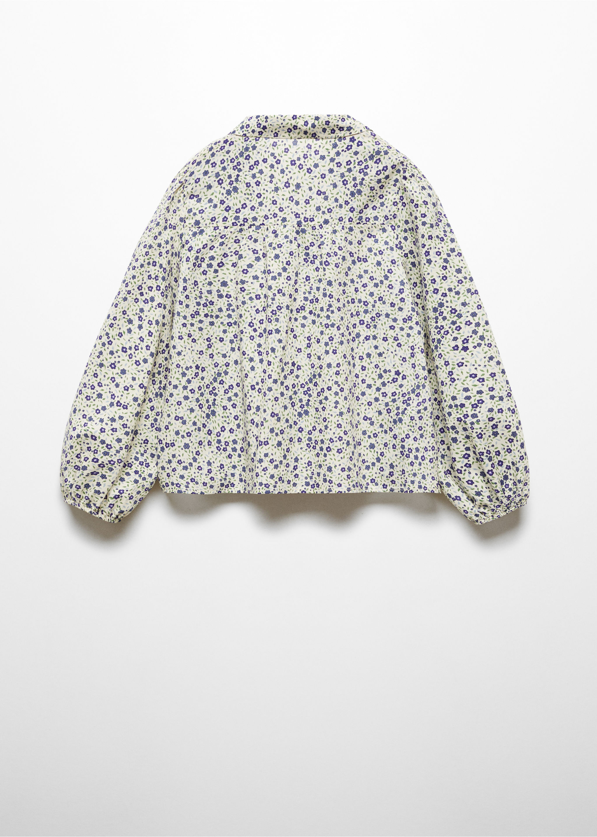 Floral print blouse - Reverse of the article