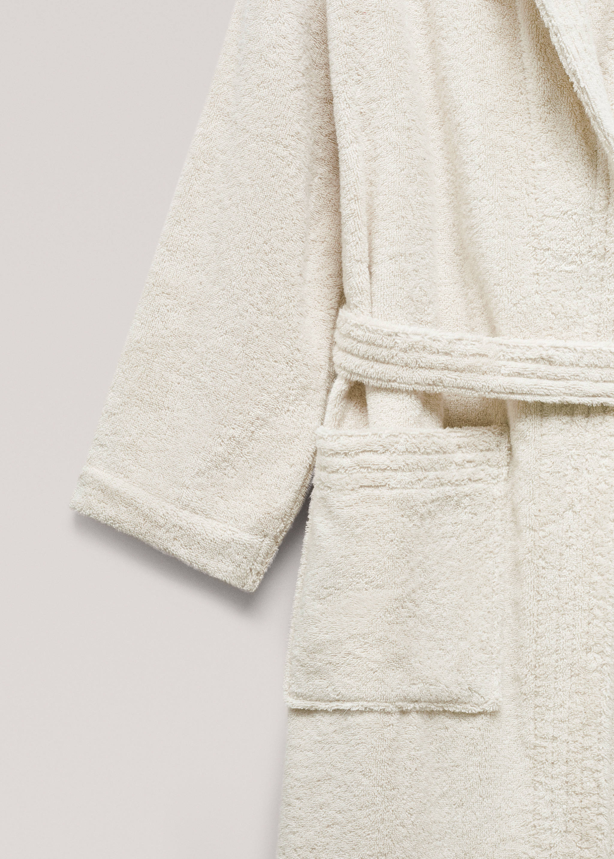 100% cotton bathrobe - Details of the article 1