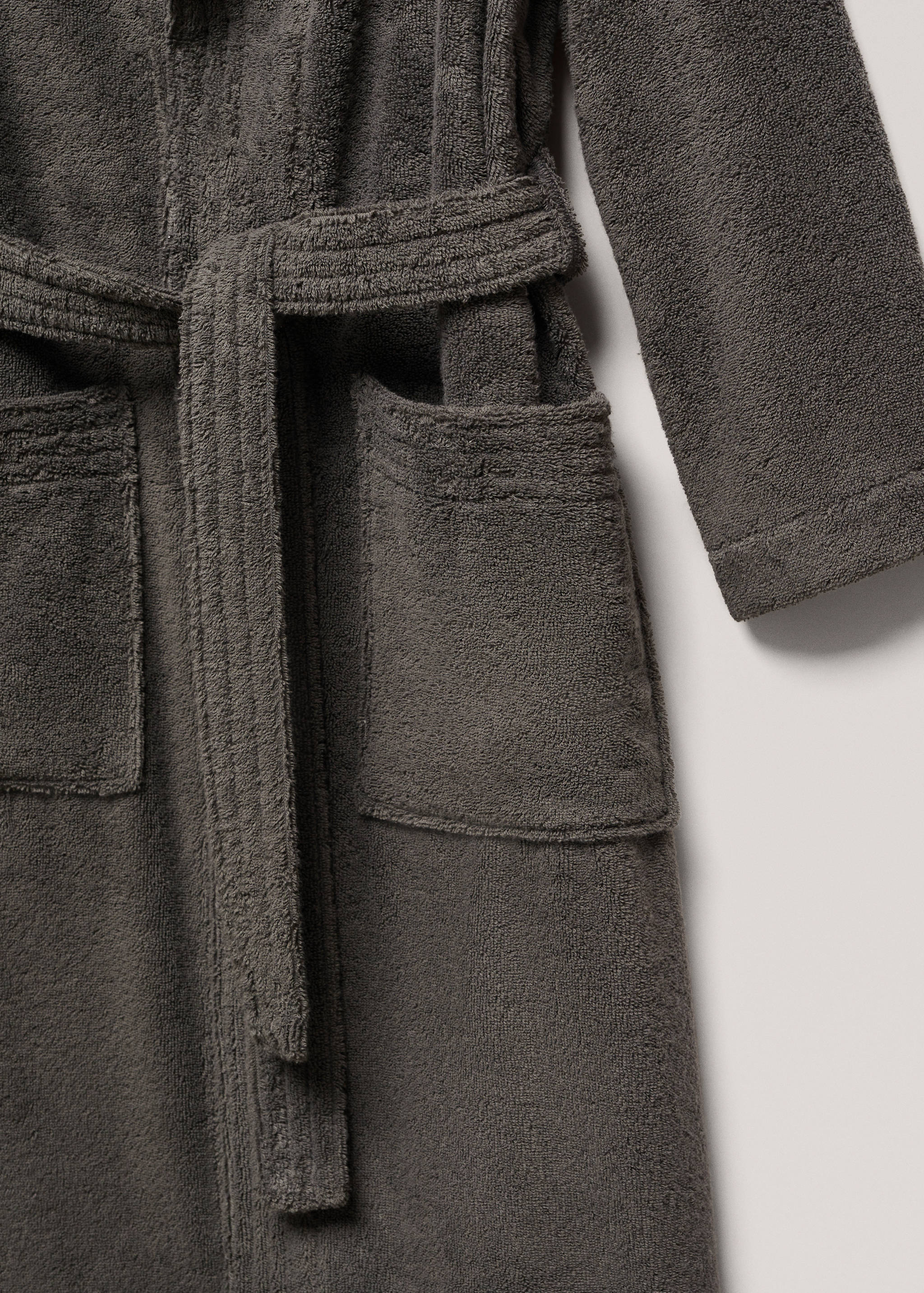 100% cotton bathrobe - Details of the article 2