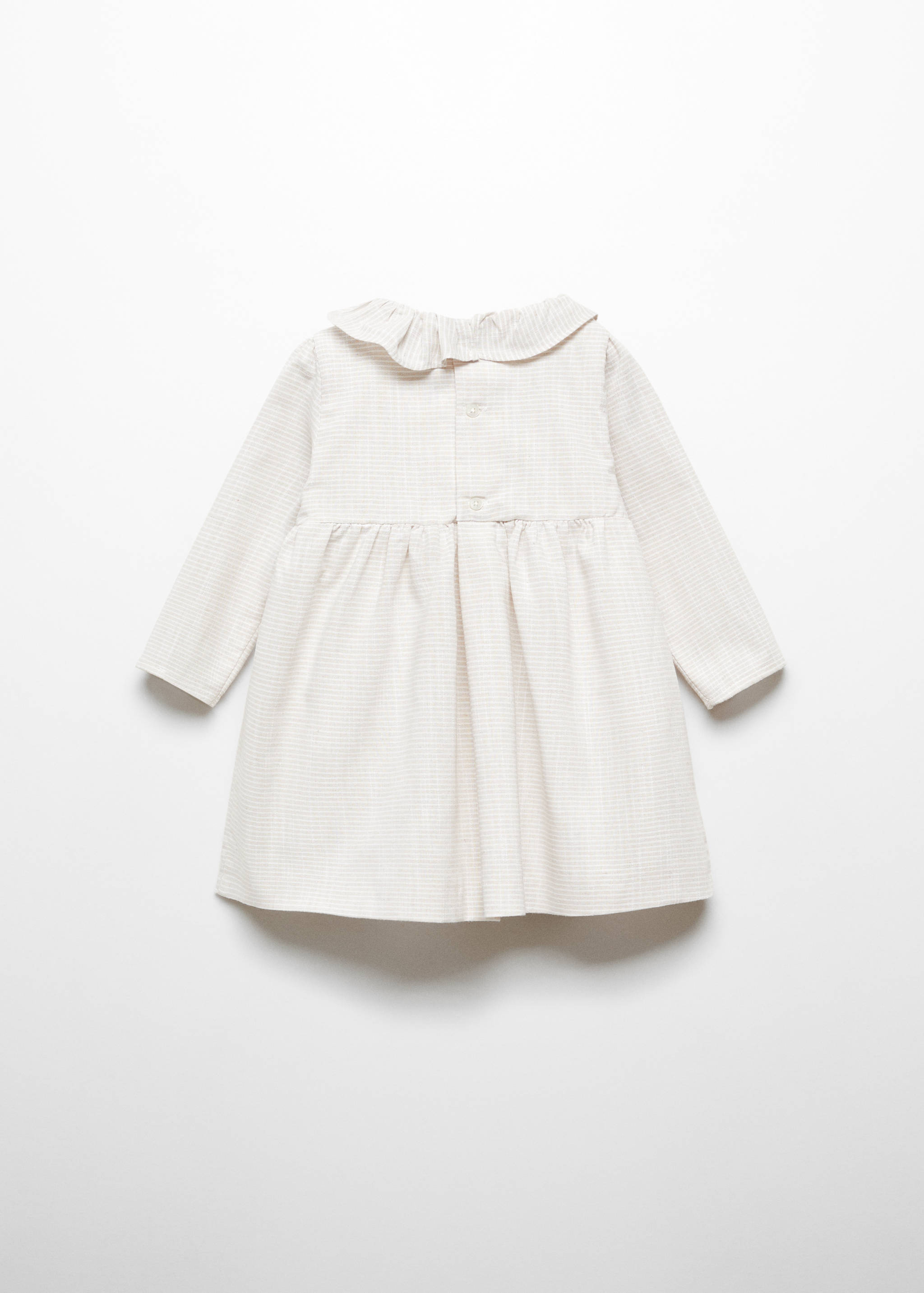 Striped cotton dress - Reverse of the article