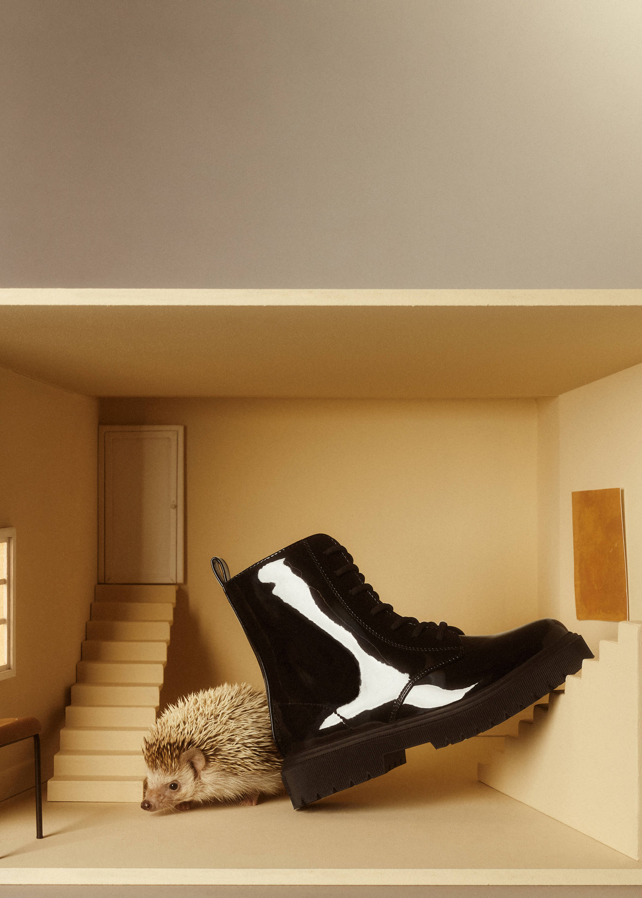 Bota xarol cordons - Pla general