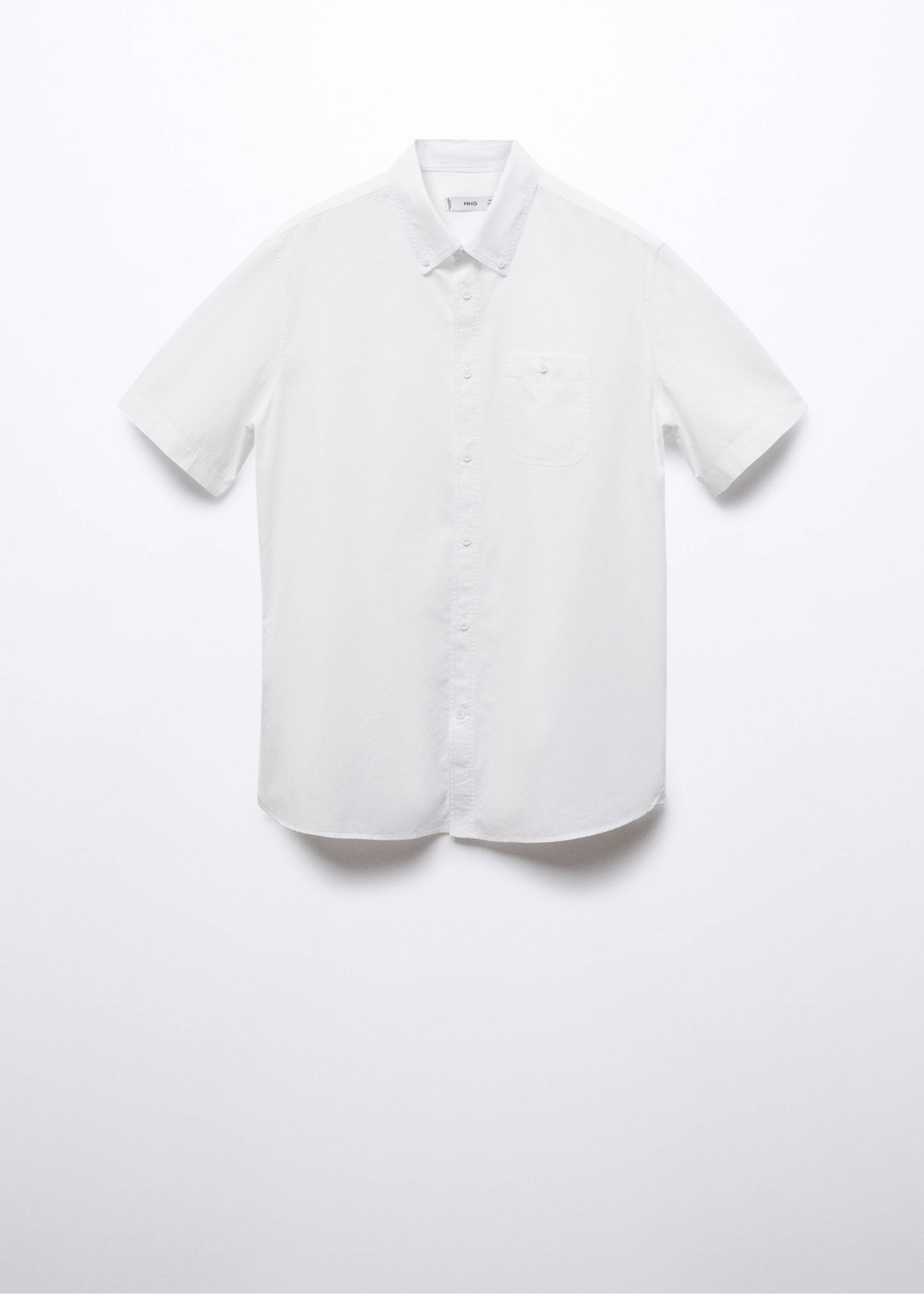 Skjorte i 100% bomull, regular-fit - Artikkel uten modell, Hvit. Ref: 57035788-00.