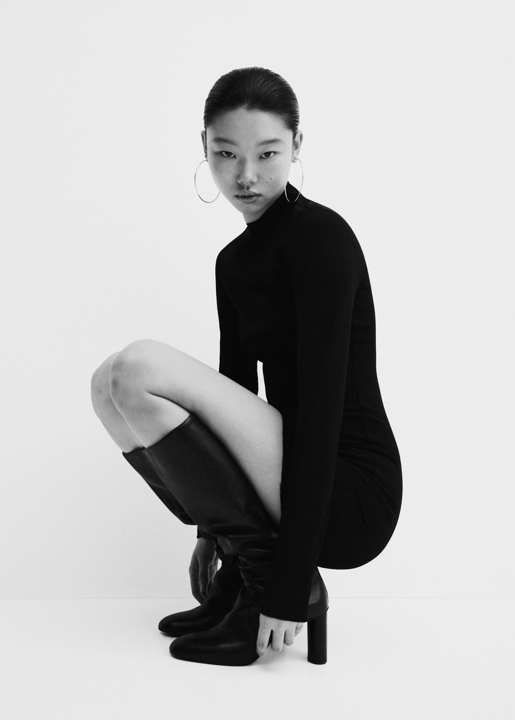 Zip Knitted dress - Details of the article 2