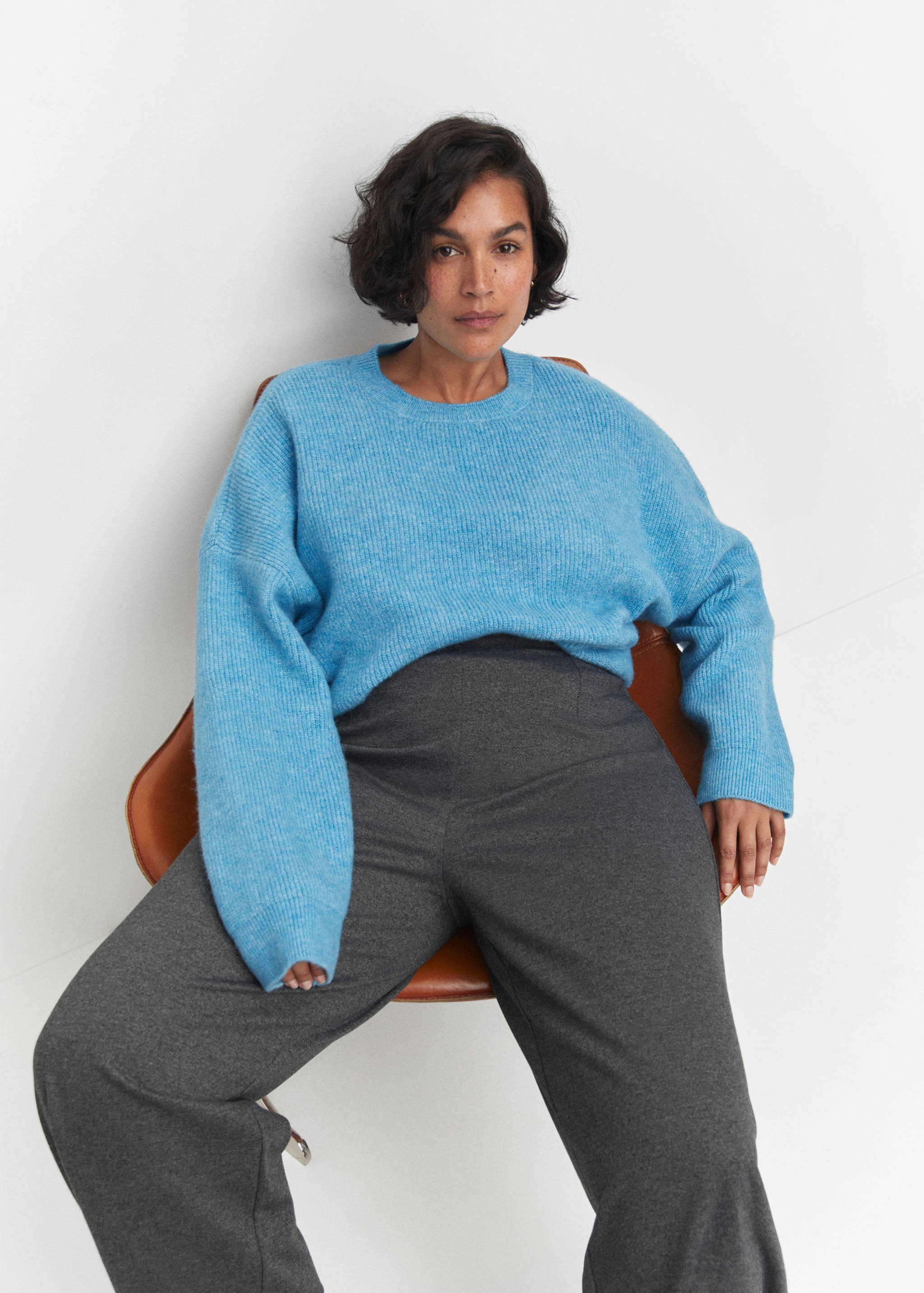 Knitted culotte pants - Details of the article 4