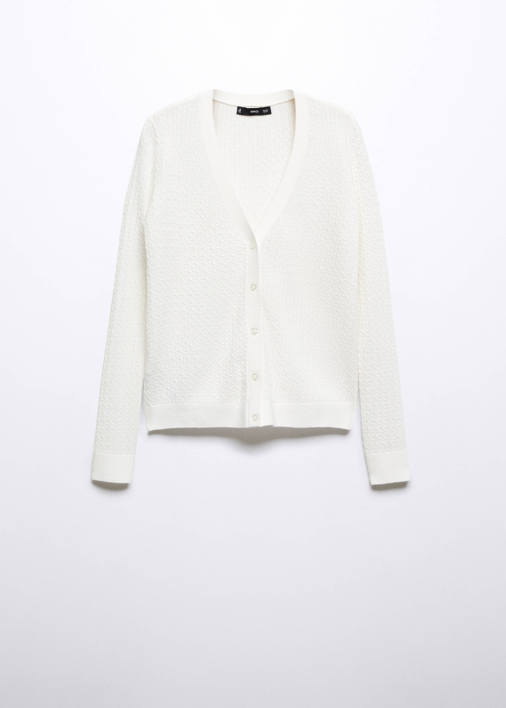 Twisted wool cardigan - Article without model