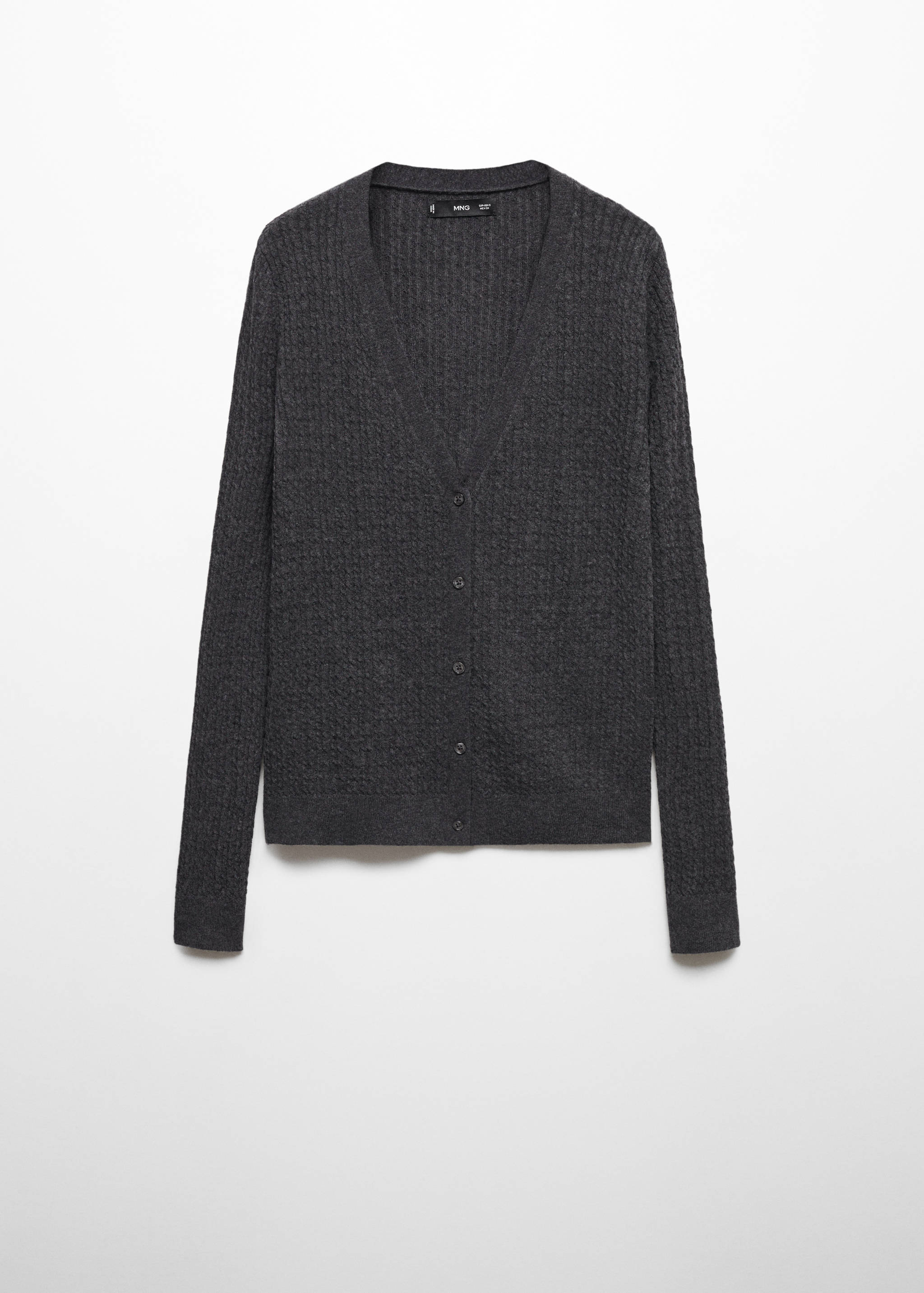 Twisted wool cardigan - Article without model