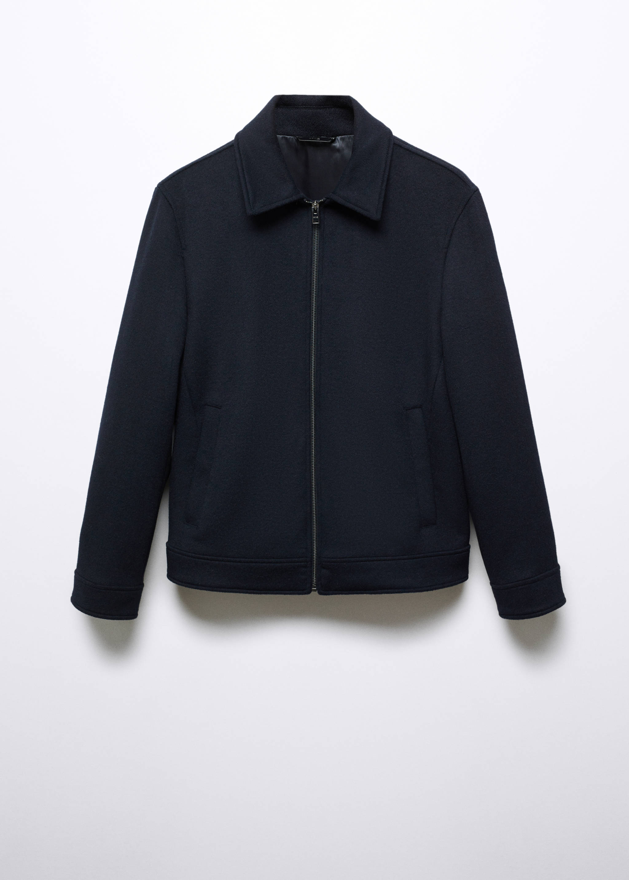 Veste droite laine recyclée - Article sans modèle