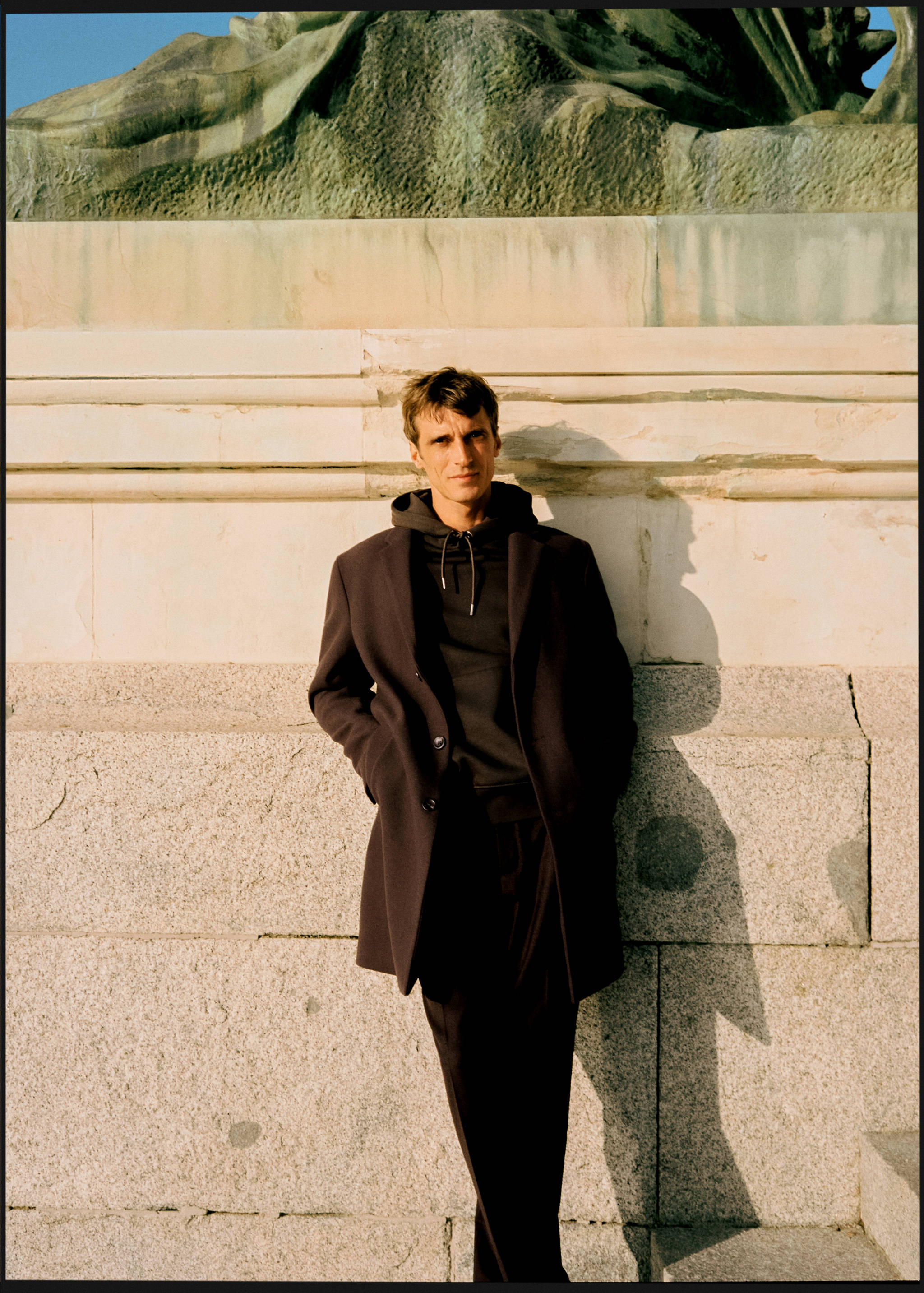 Recycled wool double-breasted coat - Details of the article 7