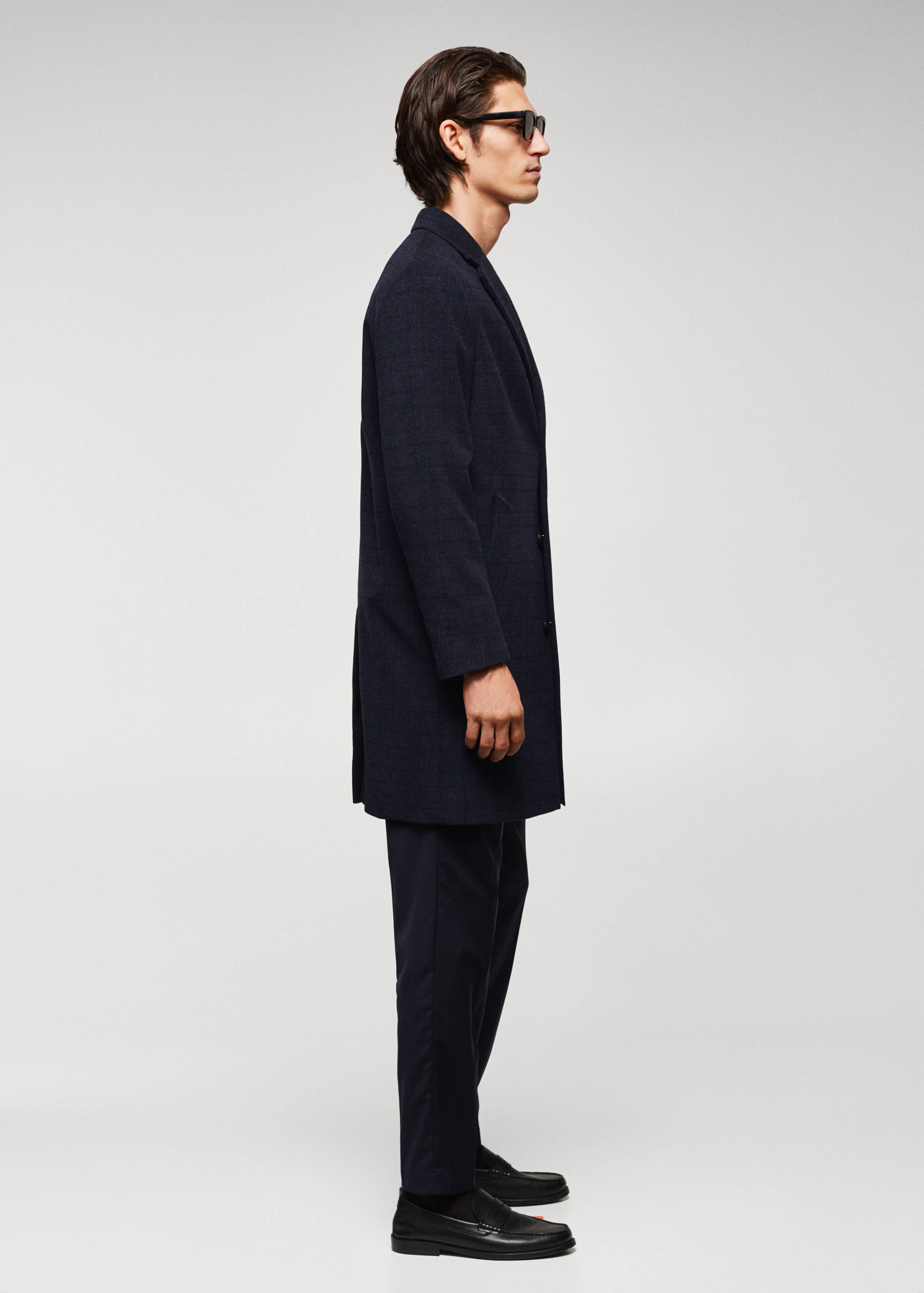 Sobretudo aos quadrados de lã reciclada - Pormenor do artigo 2