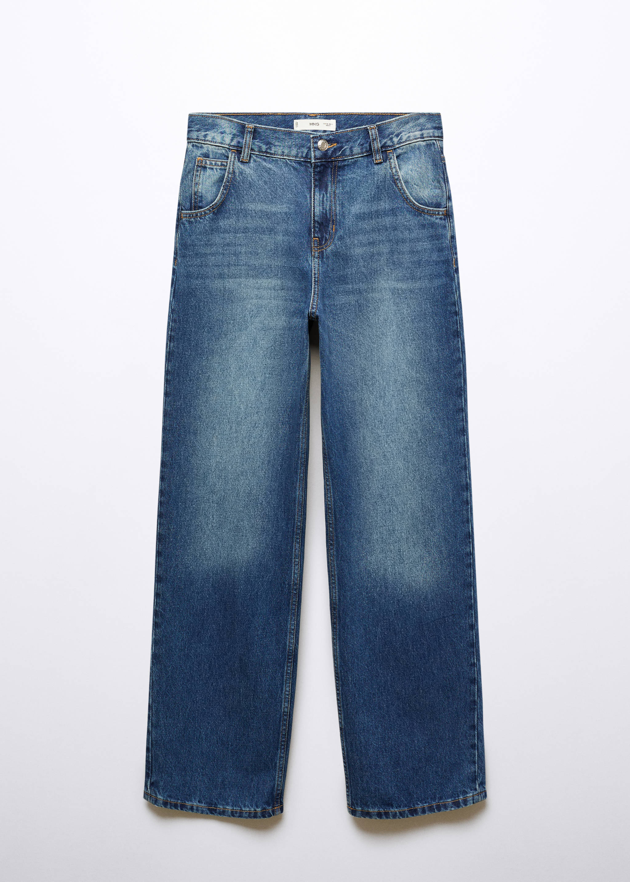 Jeans wide leg tiro bajo - Artículo sin modelo