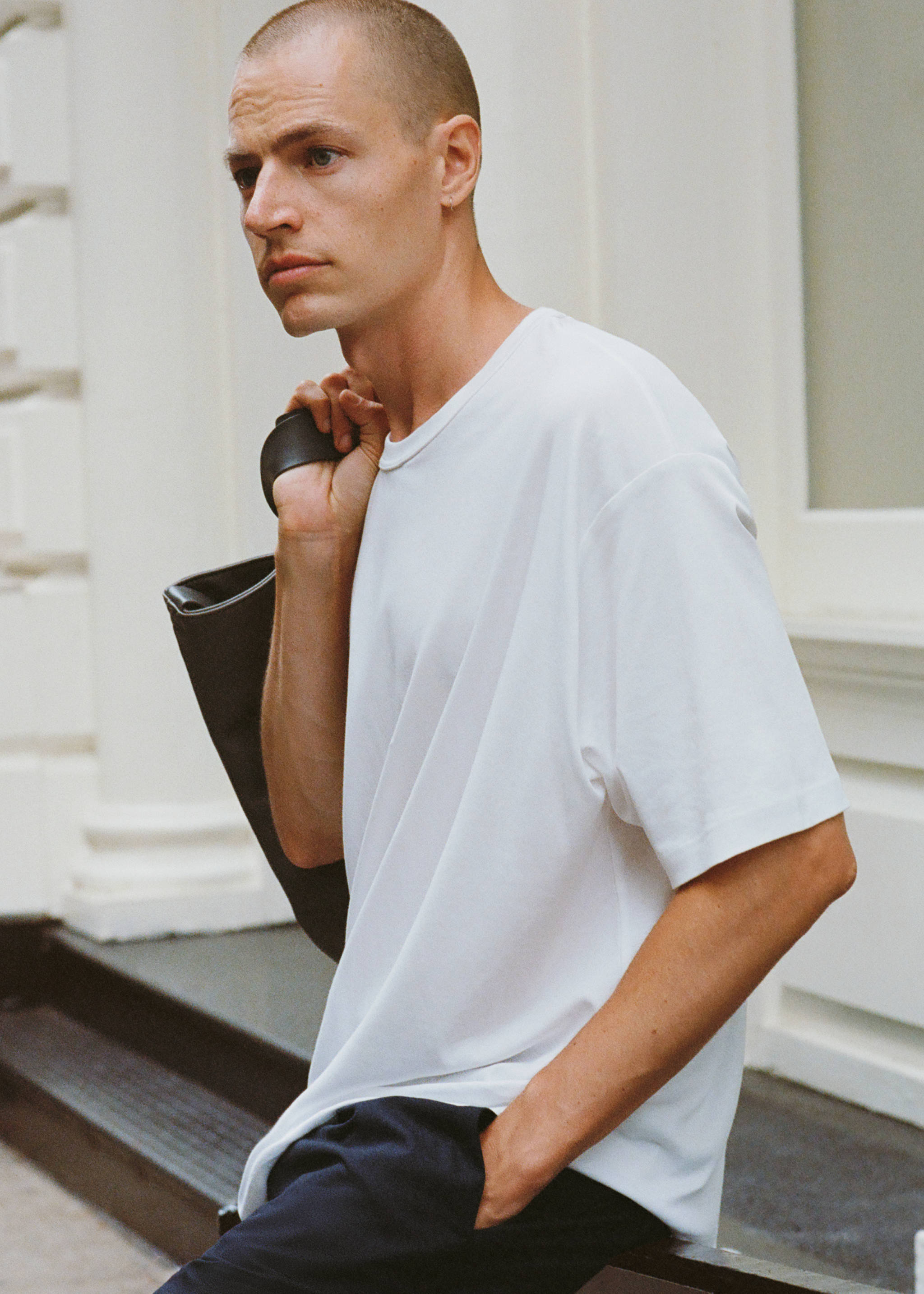 T-shirt 100 % coton relaxed-fit - Détail de l'article 5