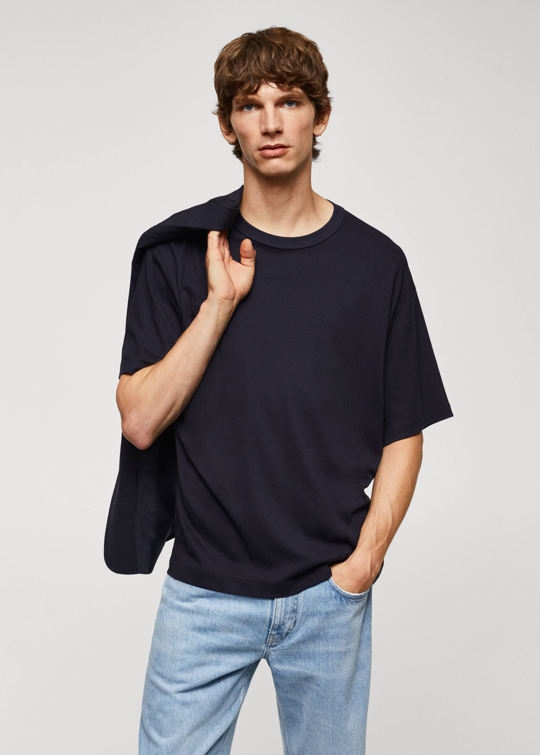 T-shirt 100 % coton relaxed-fit - Plan moyen