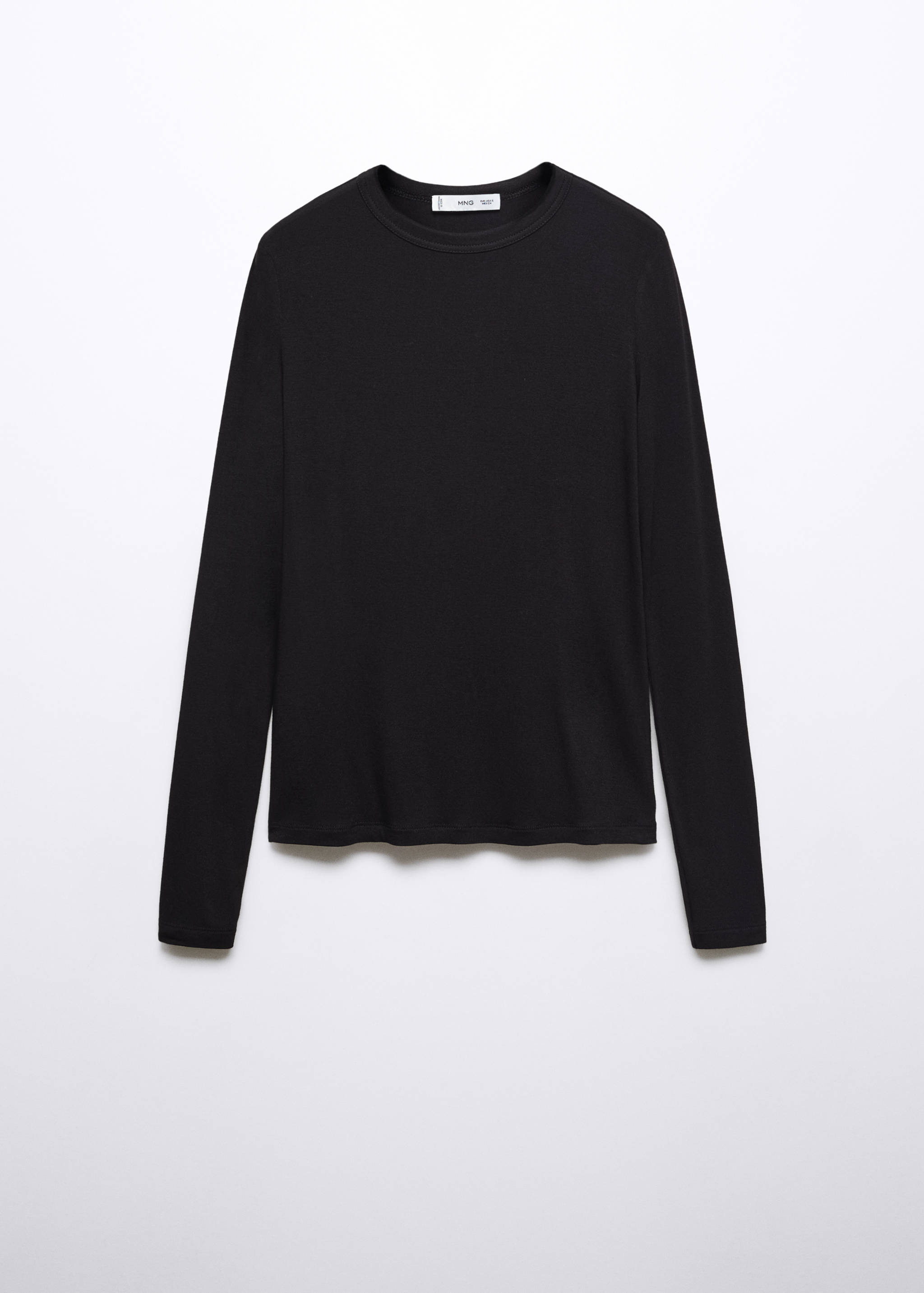 Langarm-T-Shirt mit Rundhals - Artikel ohne Model