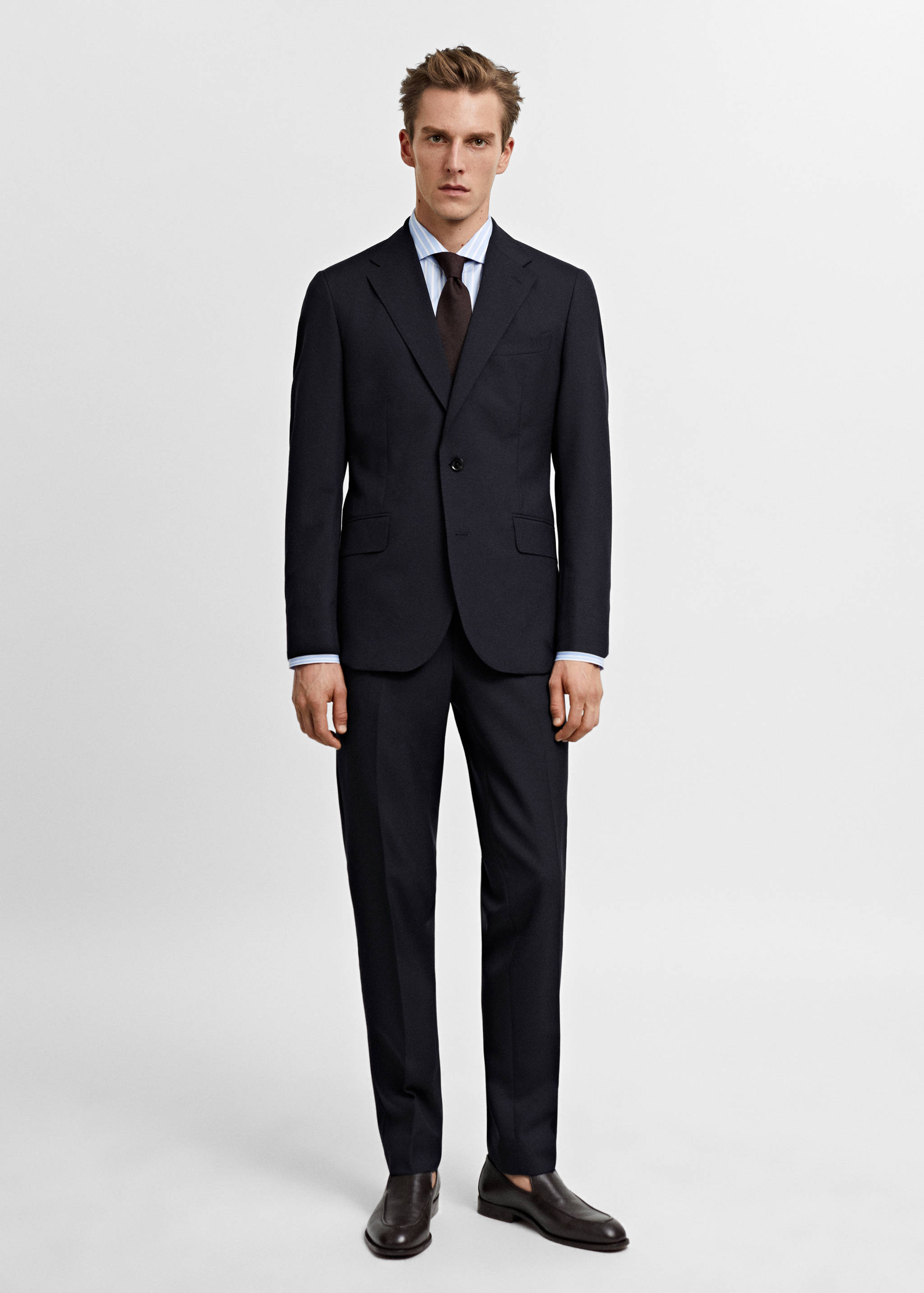 100% virgin wool suit jacket - General plane