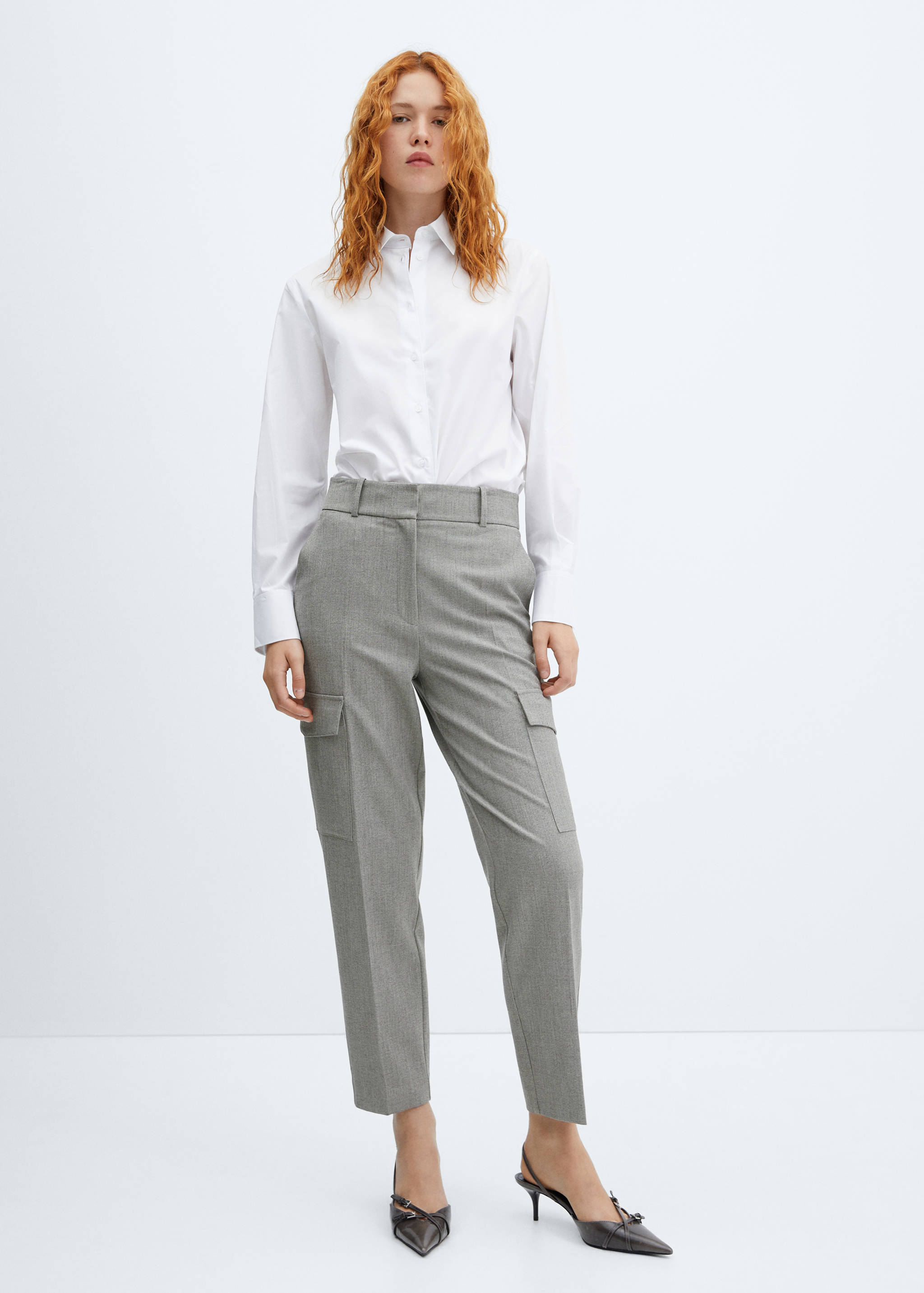 Suit pants with side pockets - General plane