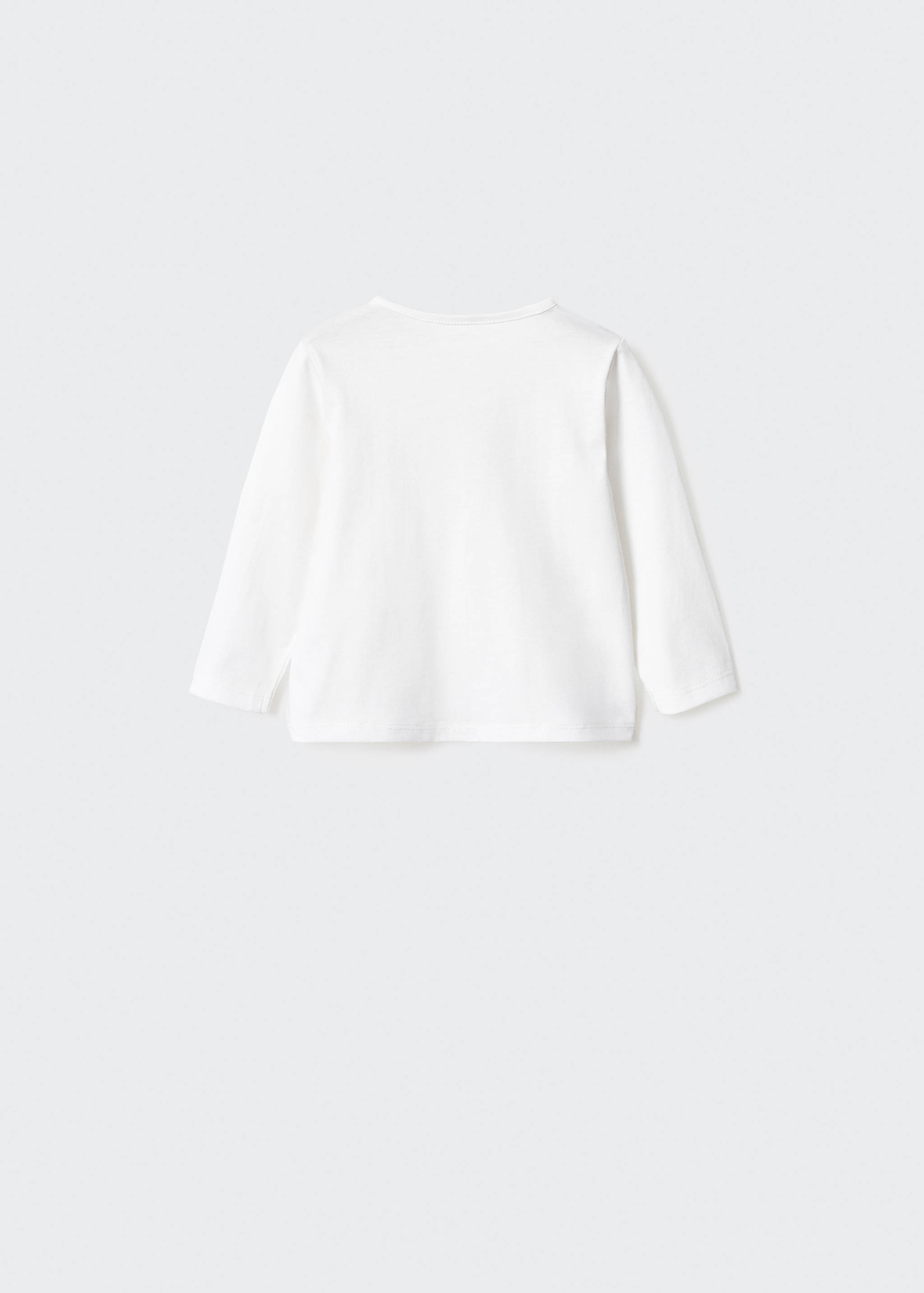 Printed long sleeve t-shirt - Reverse of the article